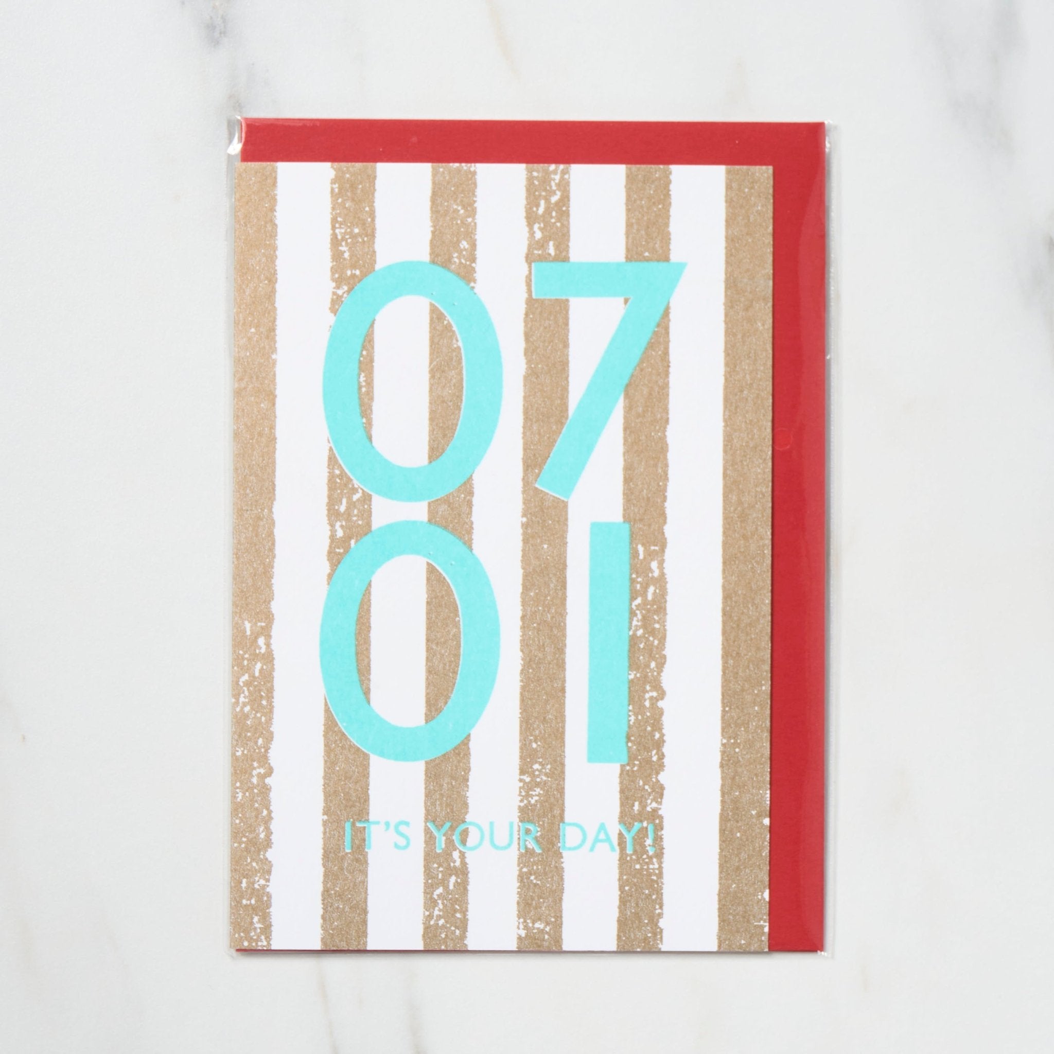 365 Find Your Day Card JULY / Letterpress Letters