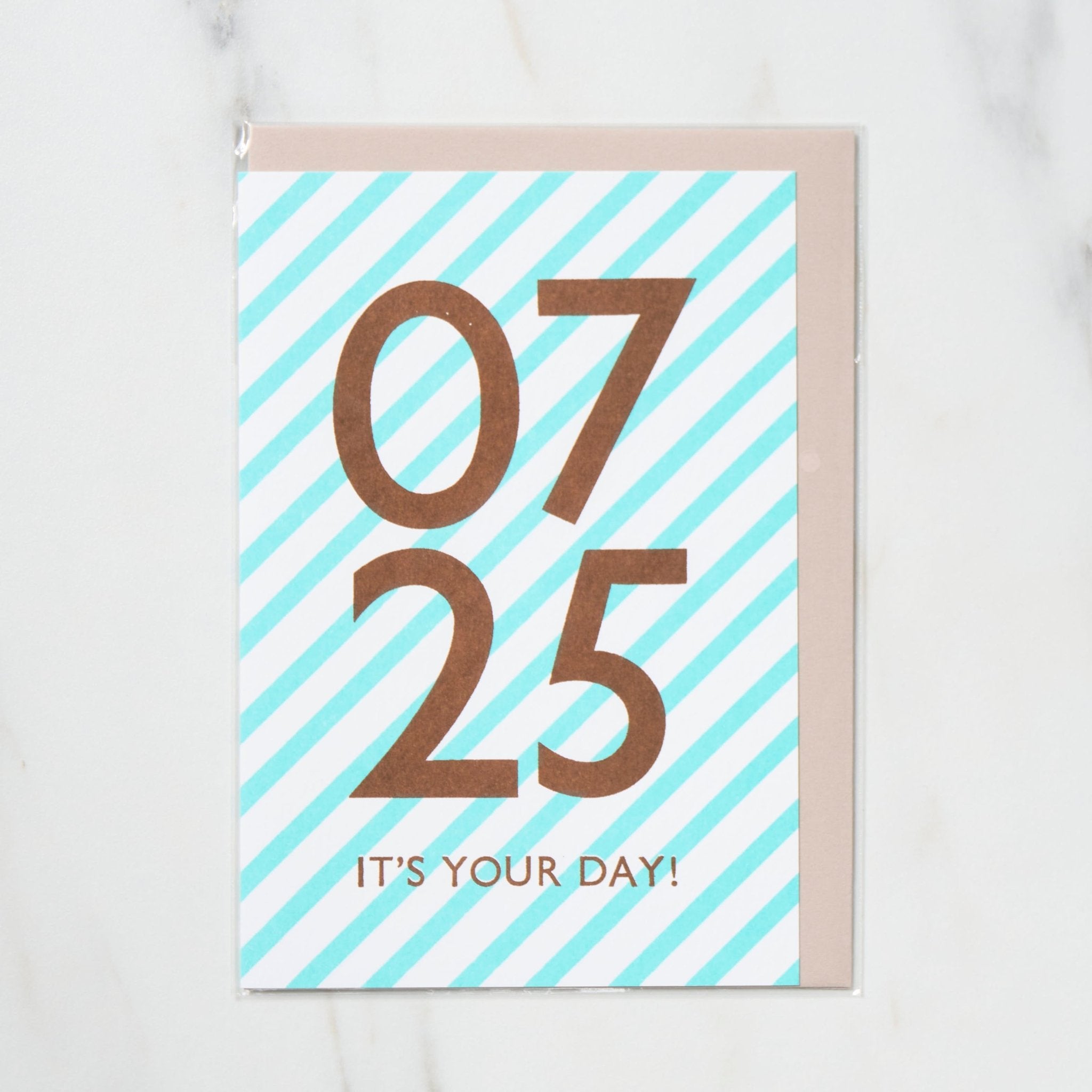 365 Find Your Day Card JULY / Letterpress Letters