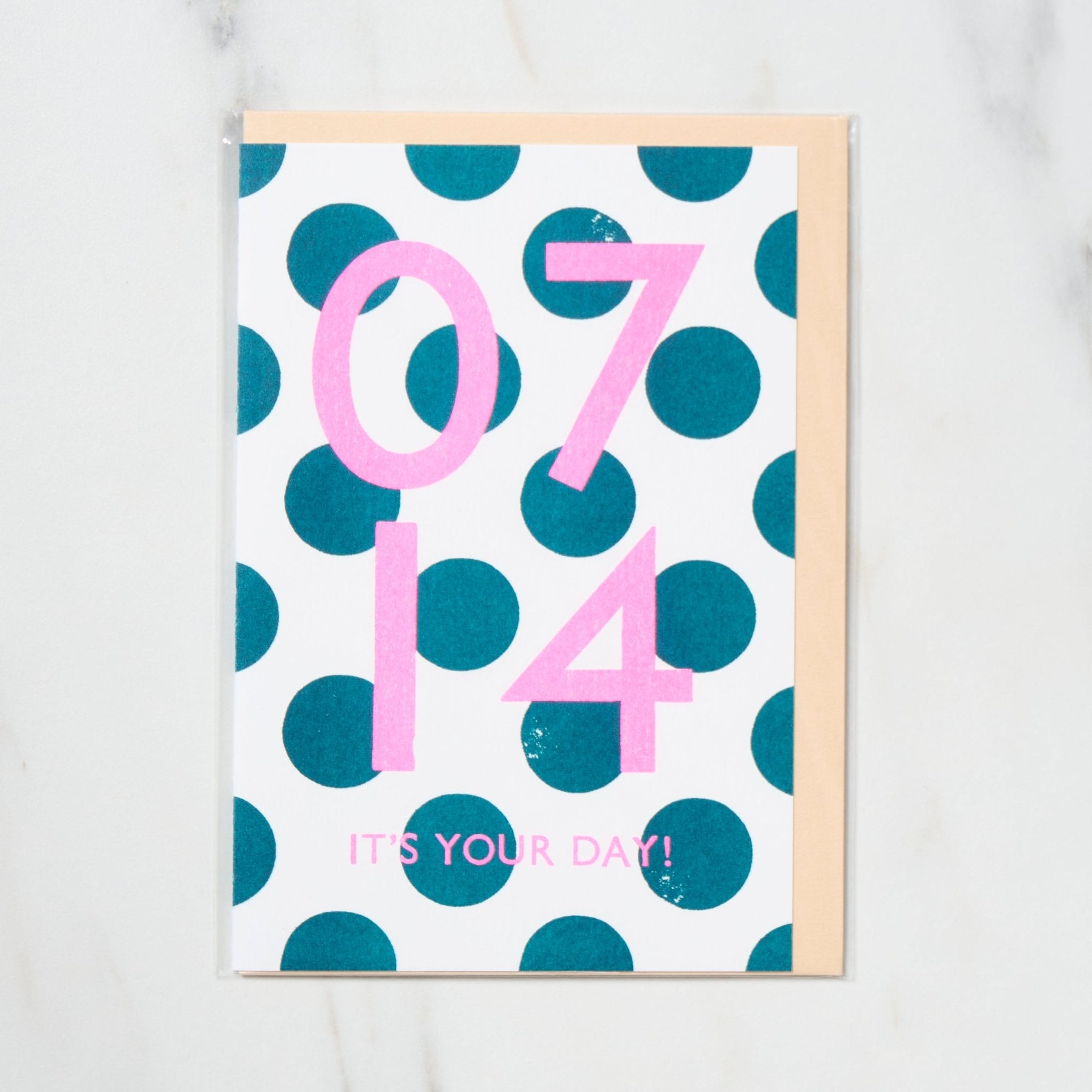 365 Find Your Day Card JULY / Letterpress Letters