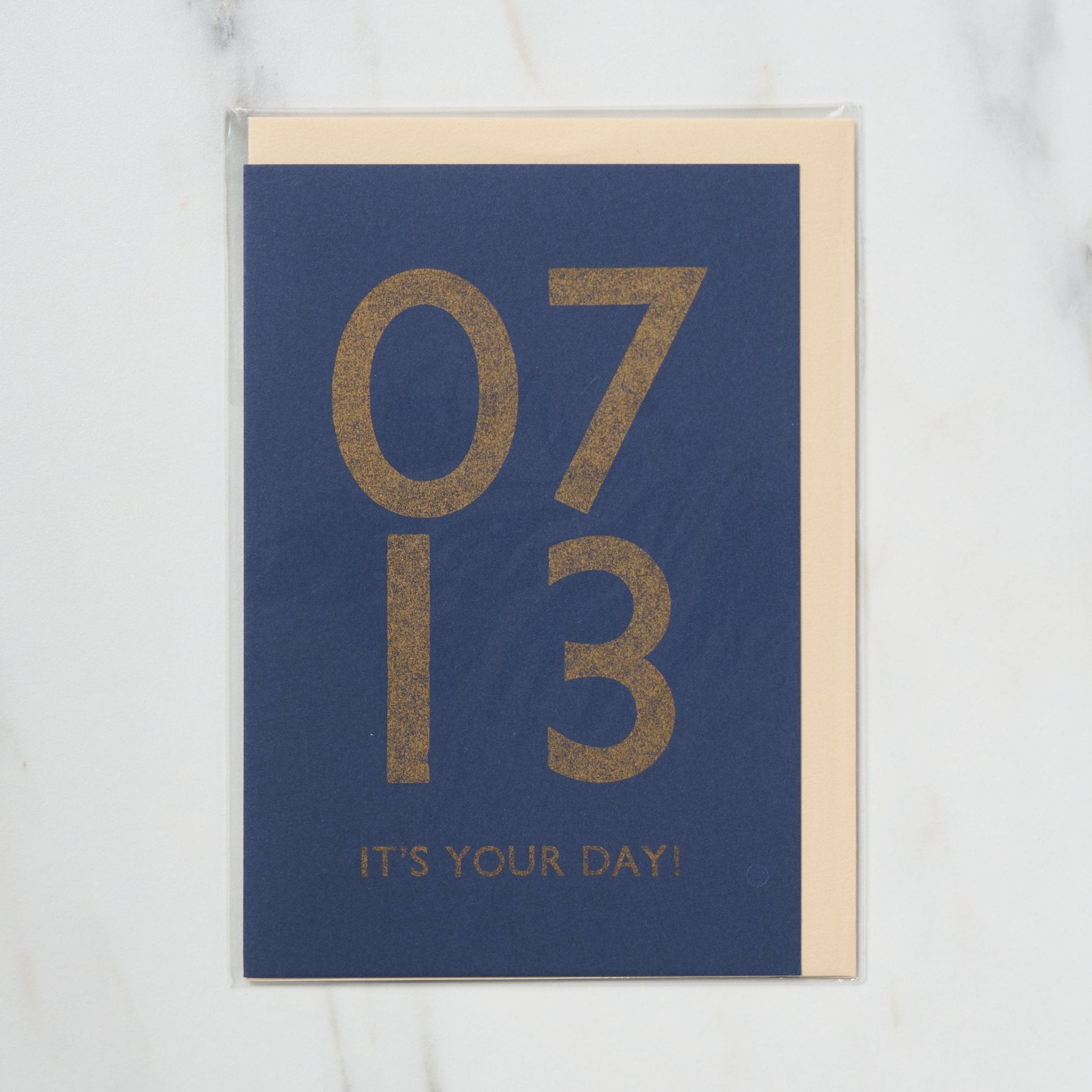 365 Find Your Day Card JULY / Letterpress Letters