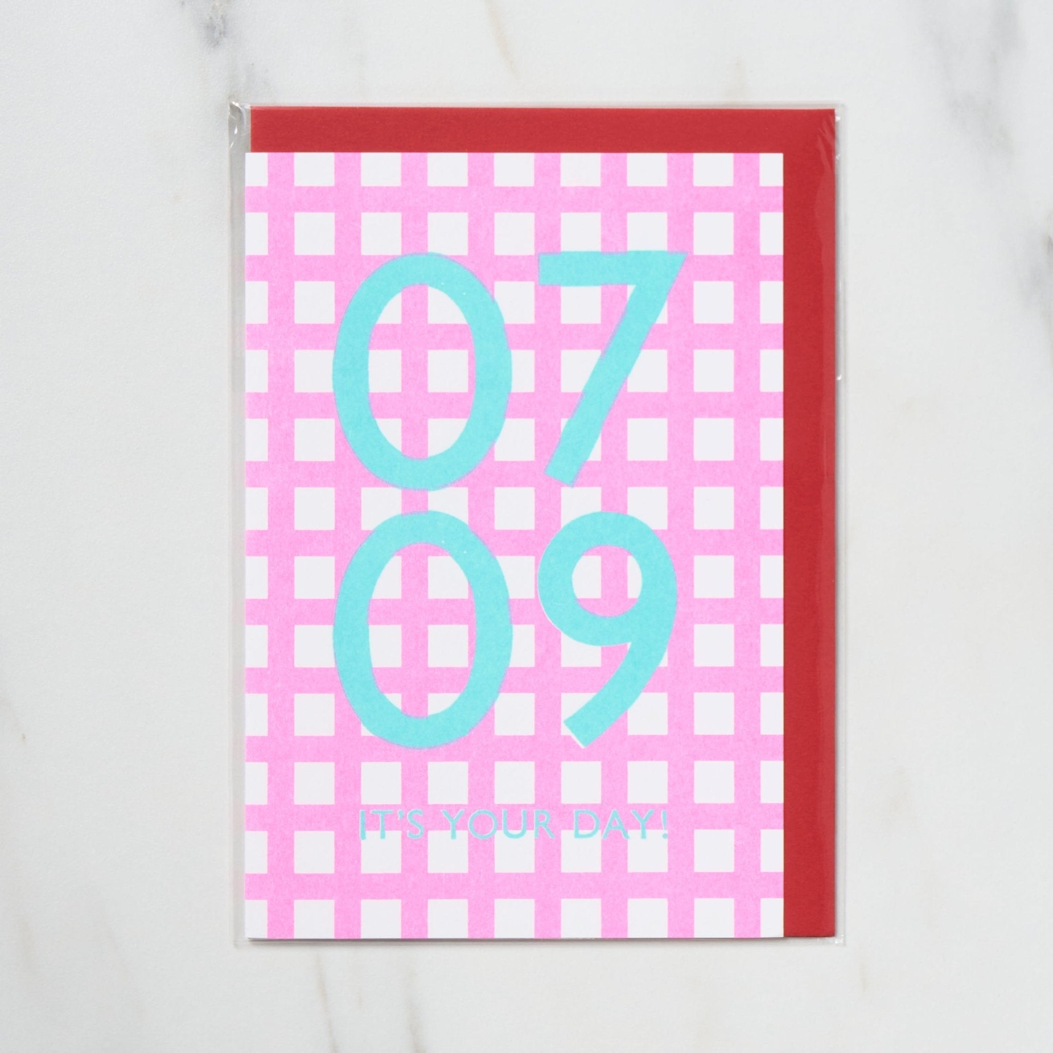 365 Find Your Day Card JULY / Letterpress Letters