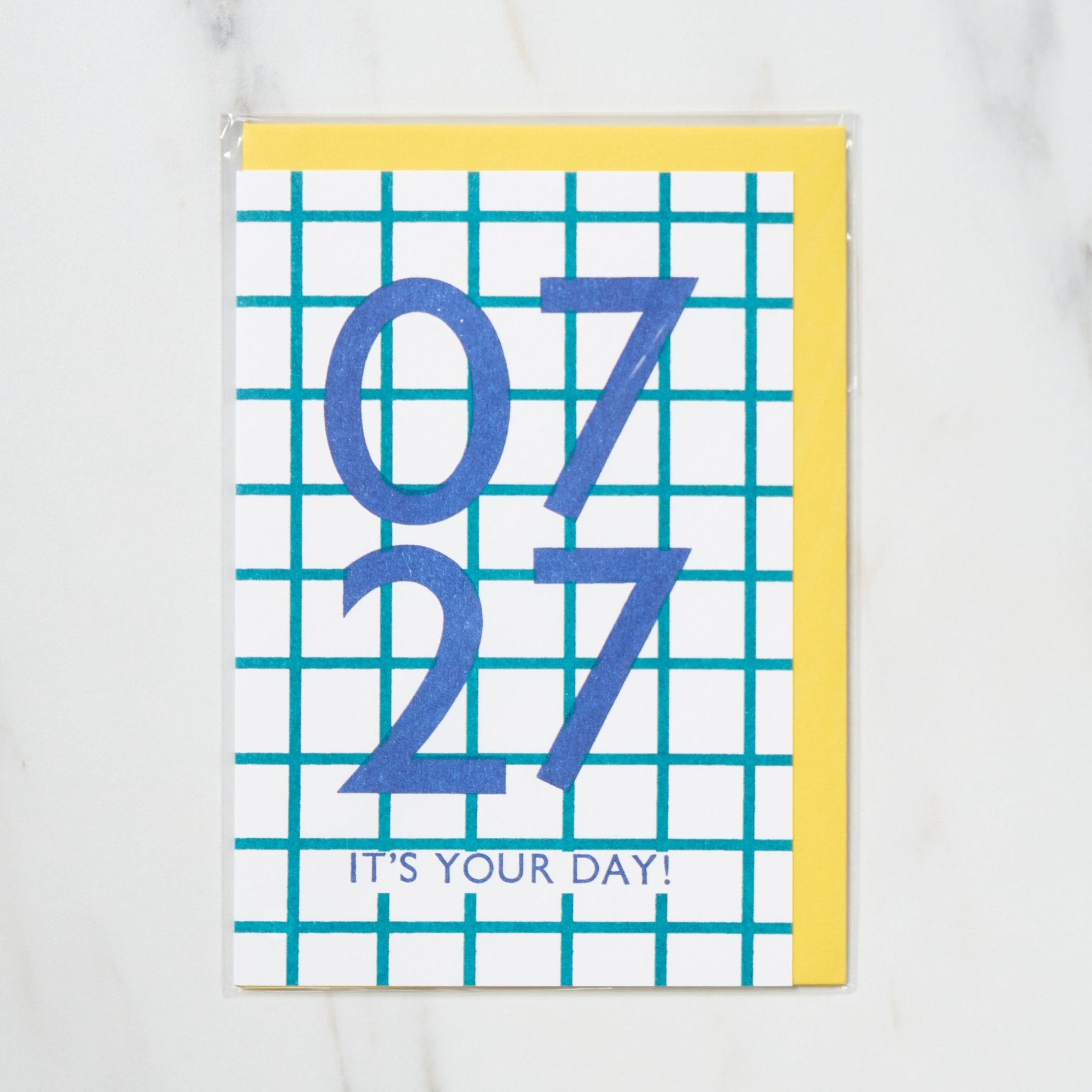 365 Find Your Day Card JULY / Letterpress Letters