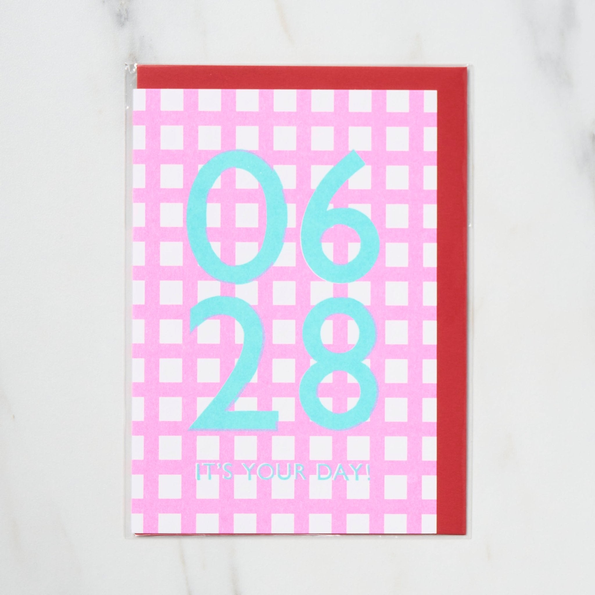 365 Find Your Day Card JUNE / Letterpress Letters