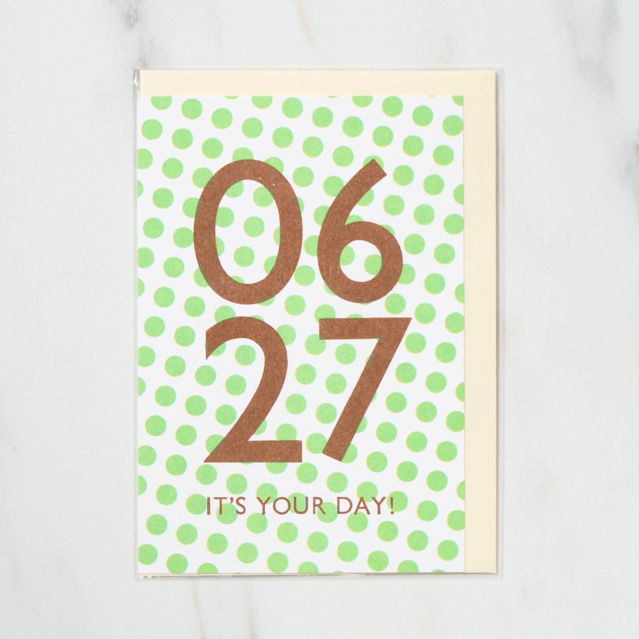 365 Find Your Day Card JUNE / Letterpress Letters