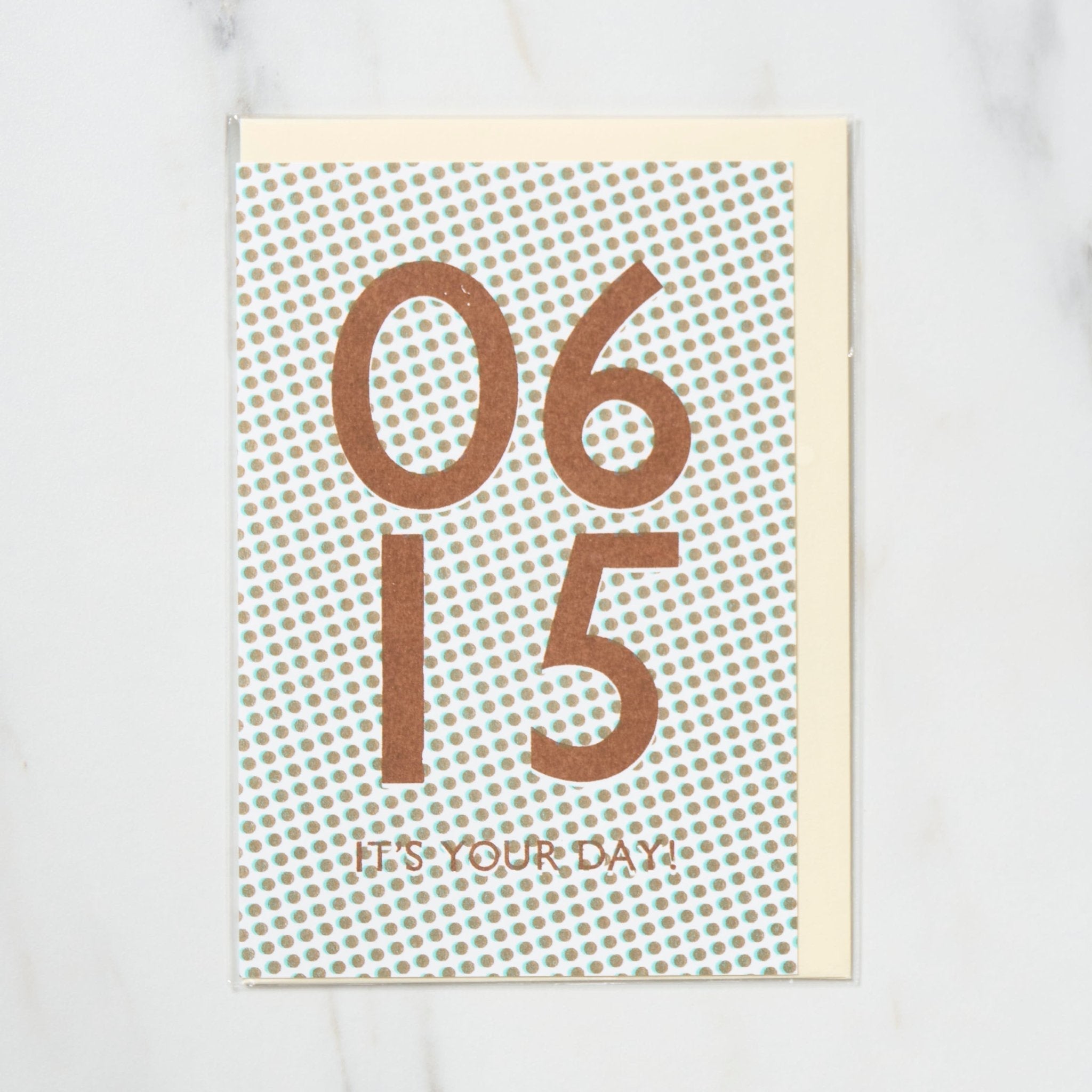 365 Find Your Day Card JUNE / Letterpress Letters