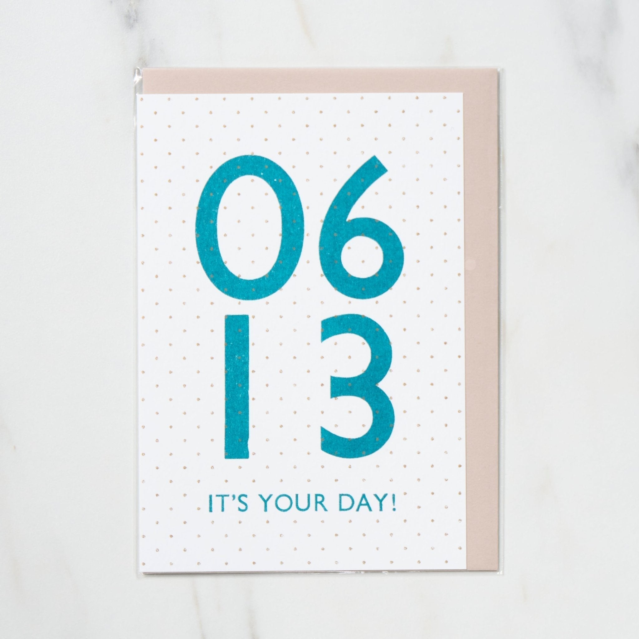 365 Find Your Day Card JUNE / Letterpress Letters