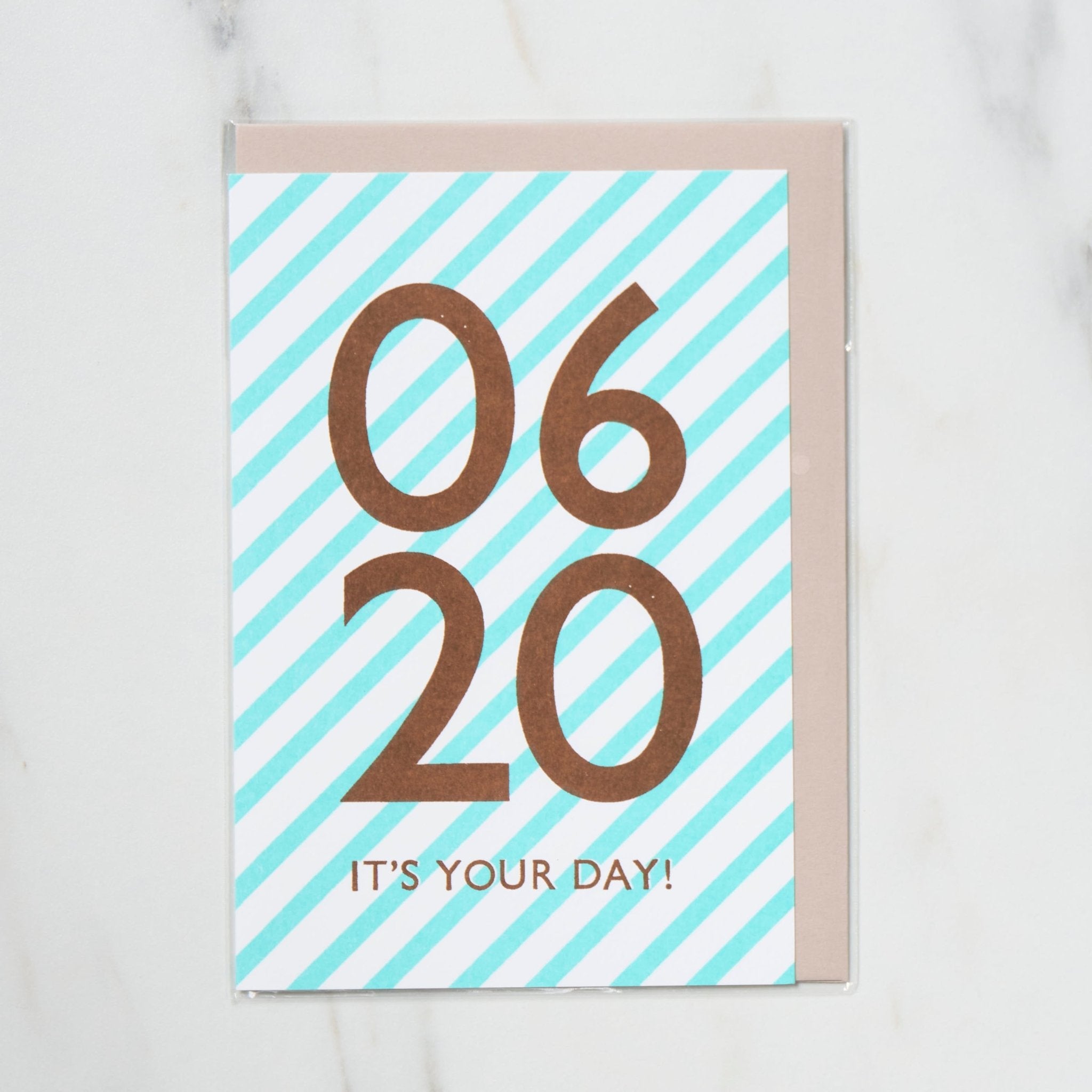 365 Find Your Day Card JUNE / Letterpress Letters