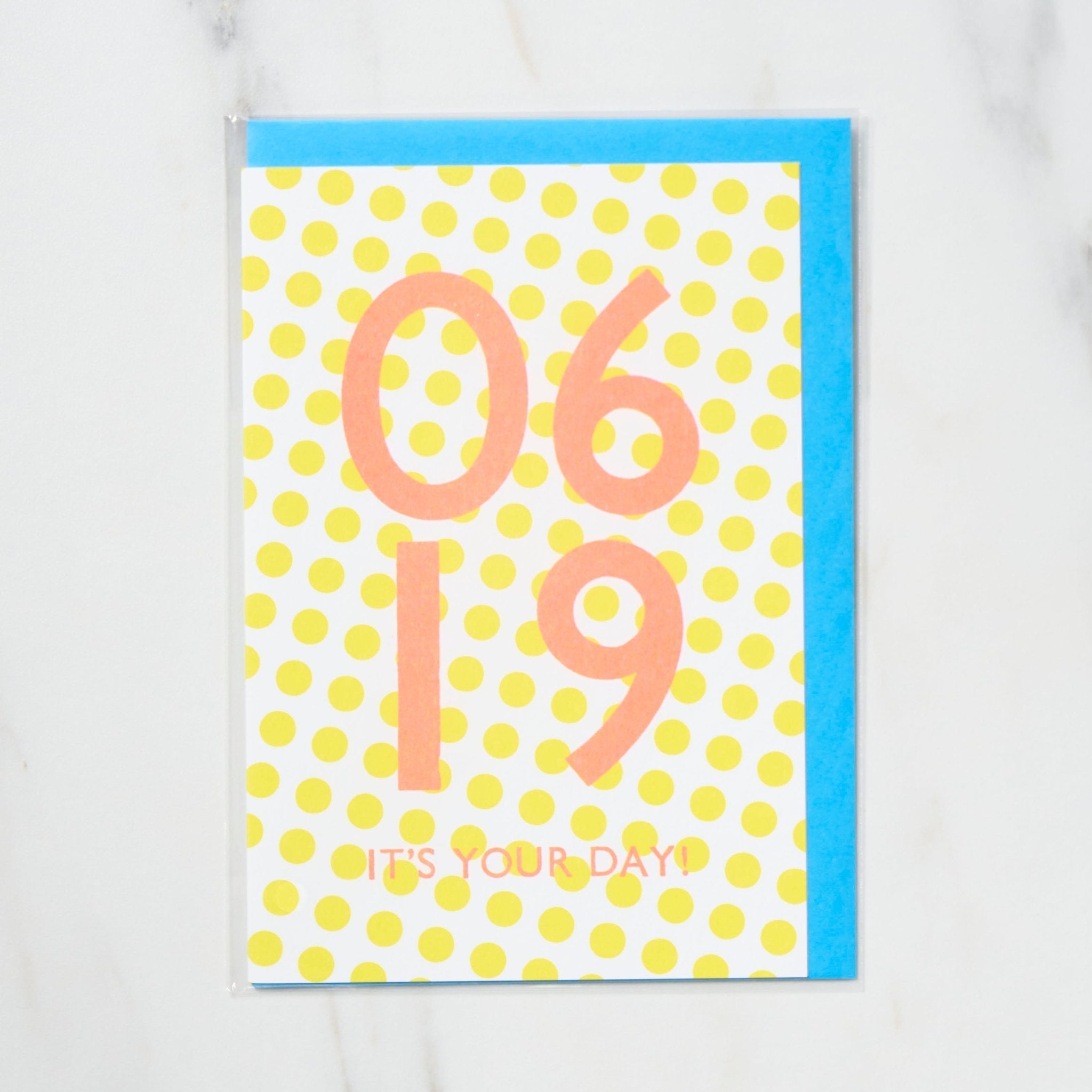 365 Find Your Day Card JUNE / Letterpress Letters