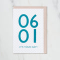 365 Find Your Day Card JUNE / Letterpress Letters