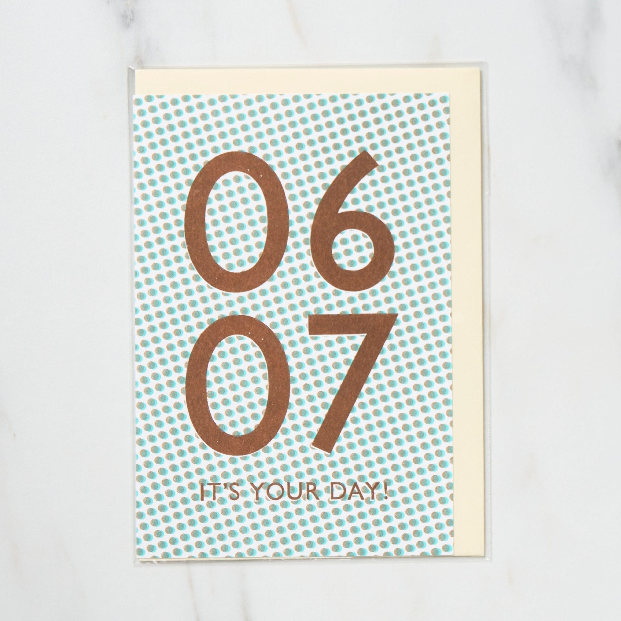 365 Find Your Day Card JUNE / Letterpress Letters