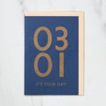 365 Find Your Day Card MARCH / Letterpress Letters