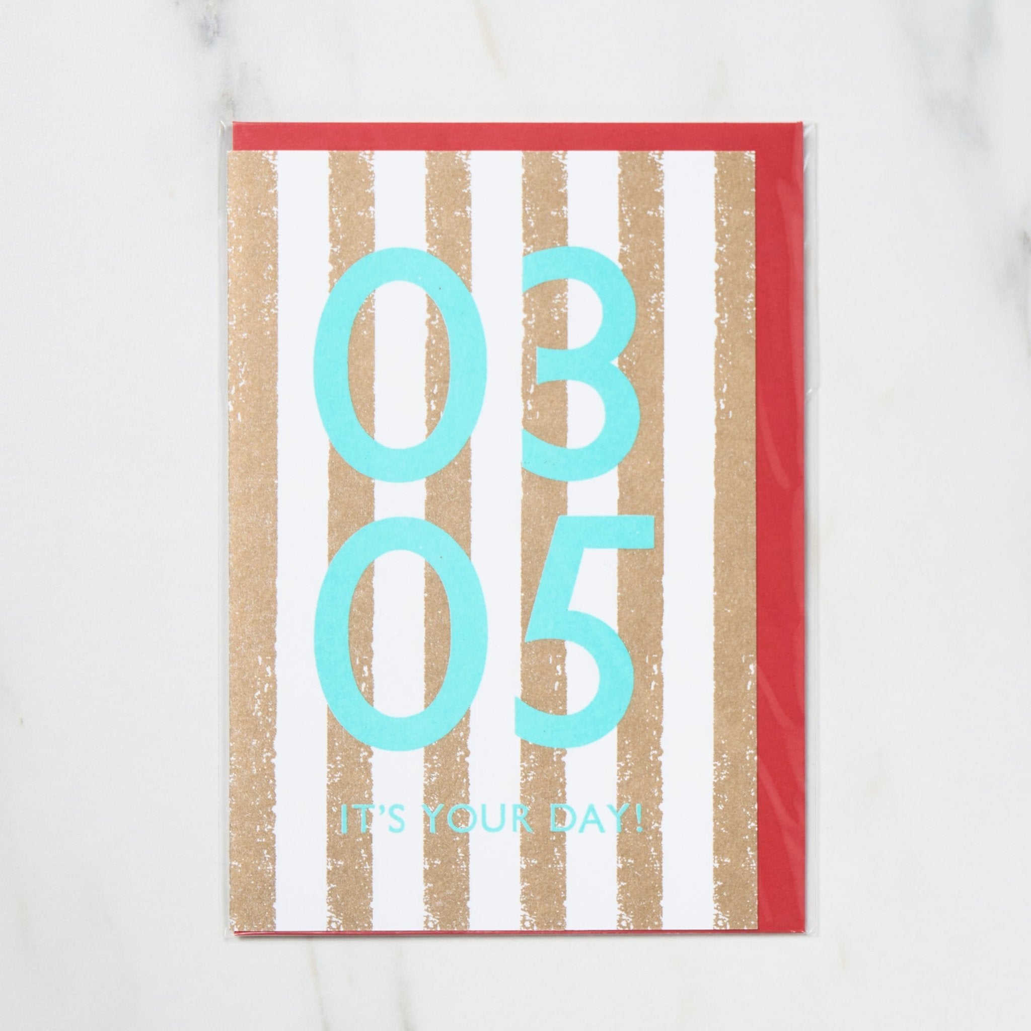 365 Find Your Day Card MARCH / Letterpress Letters