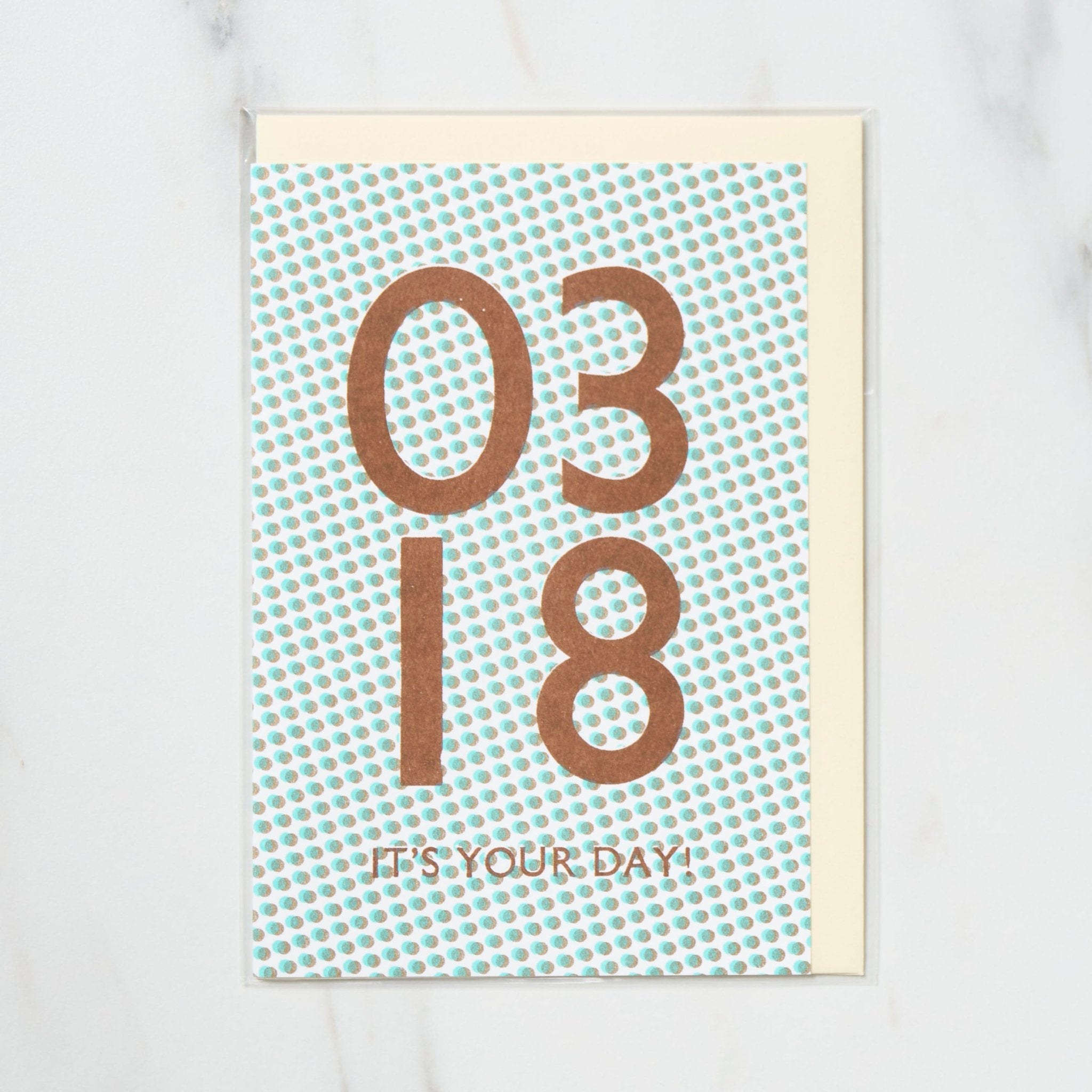 365 Find Your Day Card MARCH / Letterpress Letters