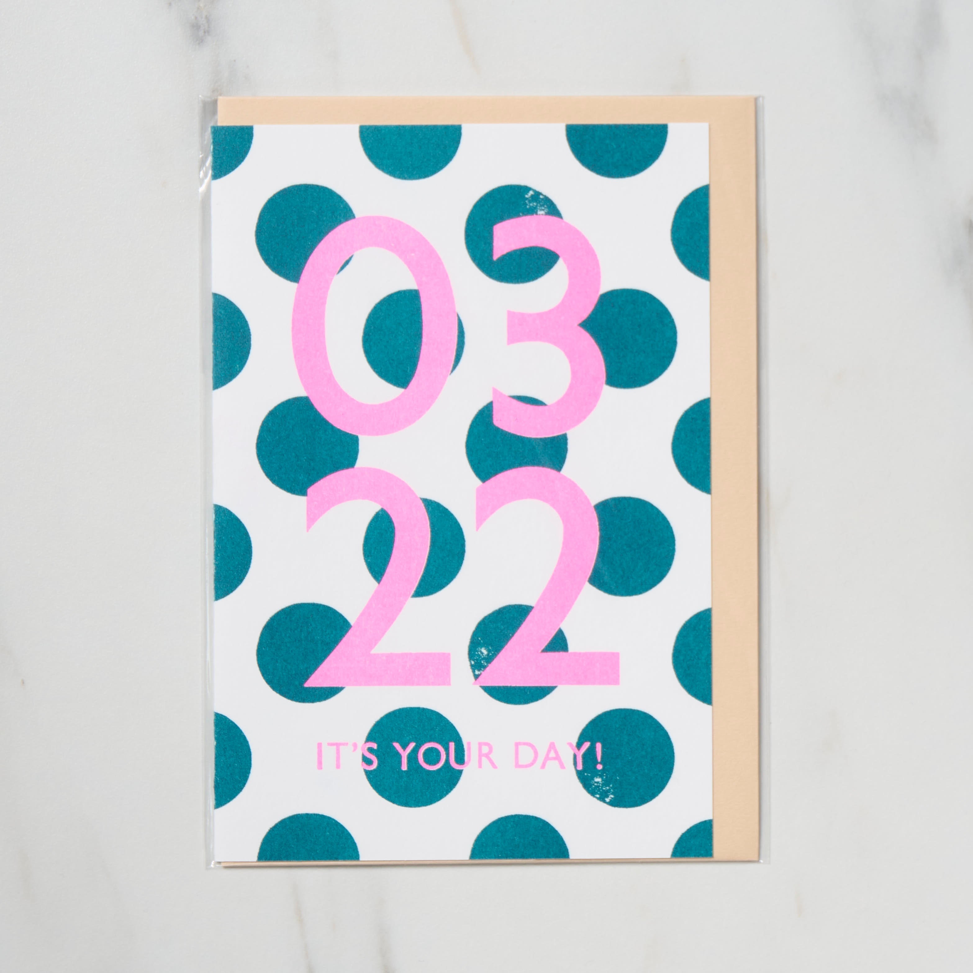 365 Find Your Day Card MARCH / Letterpress Letters