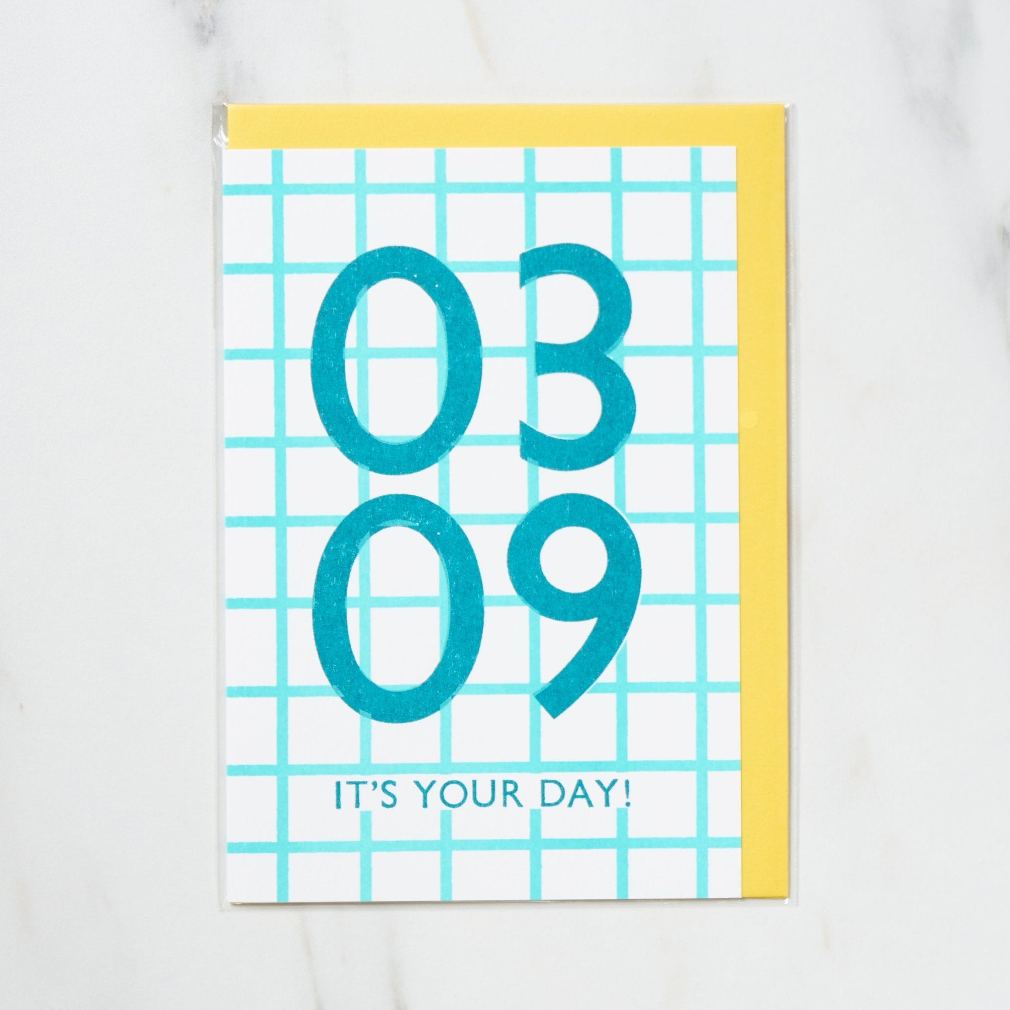 365 Find Your Day Card MARCH / Letterpress Letters