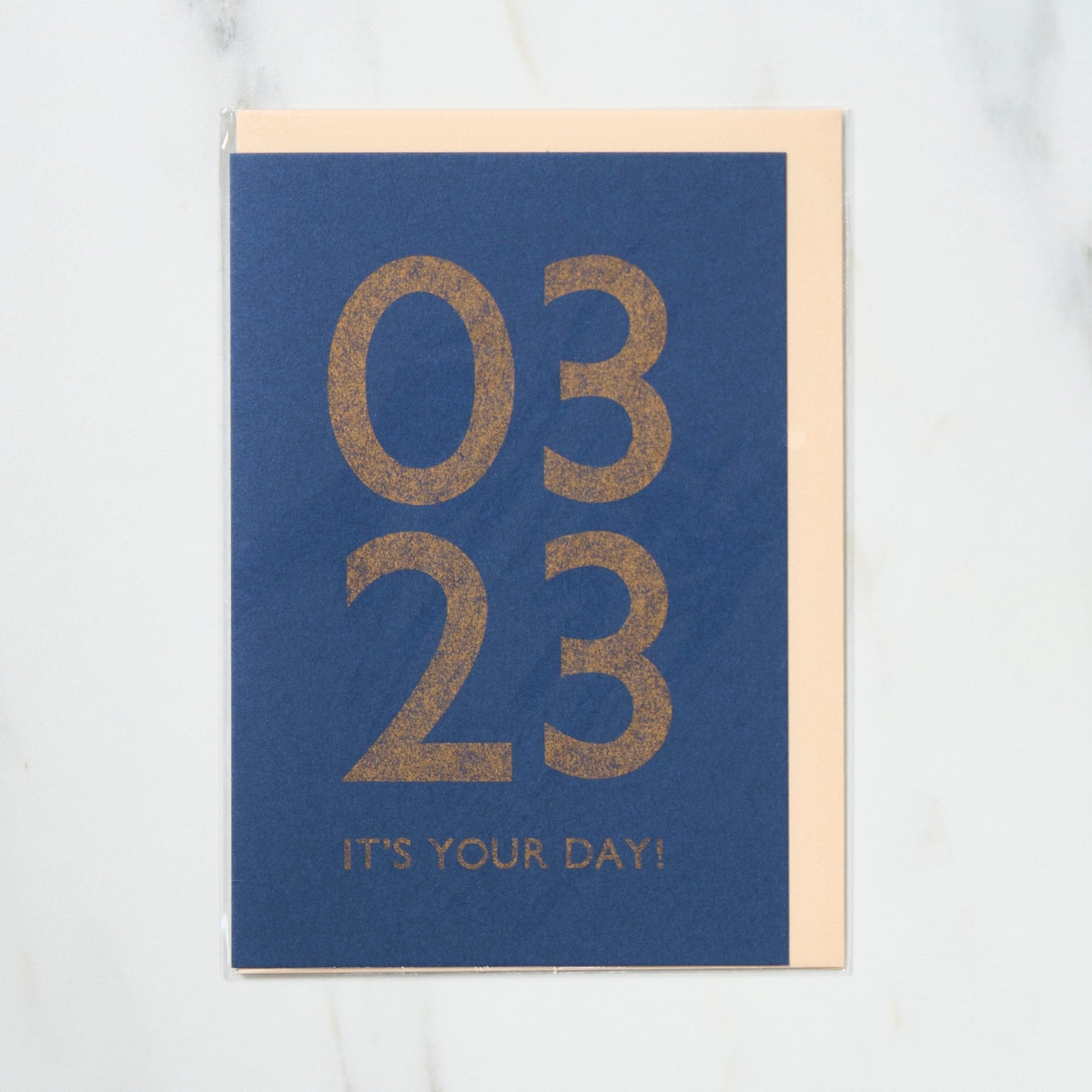 365 Find Your Day Card MARCH / Letterpress Letters