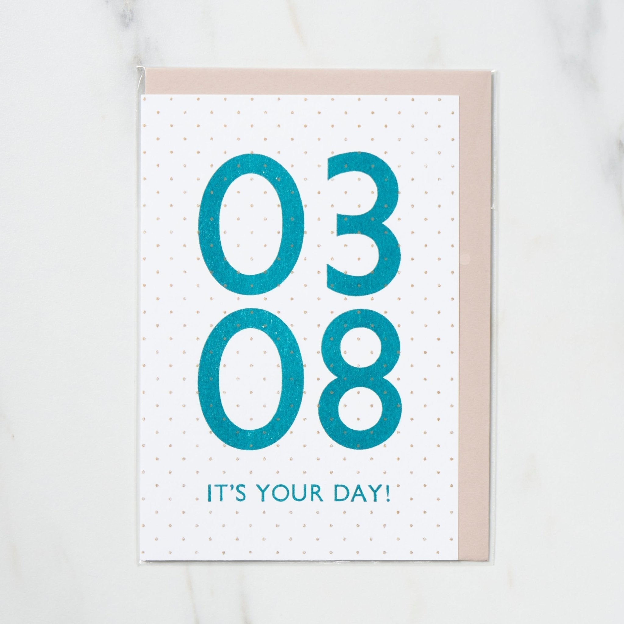 365 Find Your Day Card MARCH / Letterpress Letters