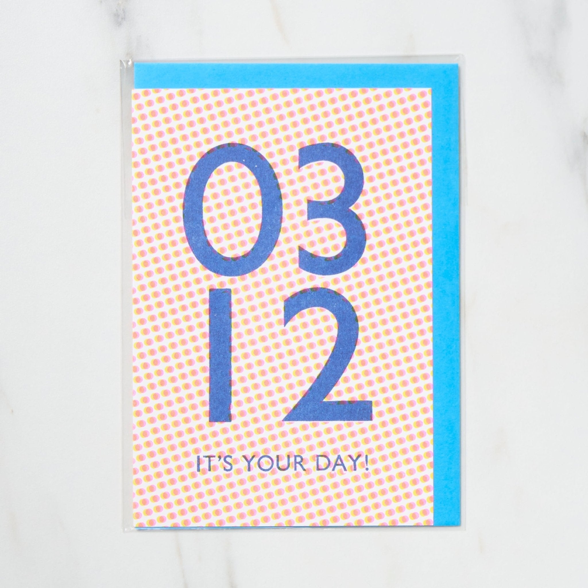 365 Find Your Day Card MARCH / Letterpress Letters