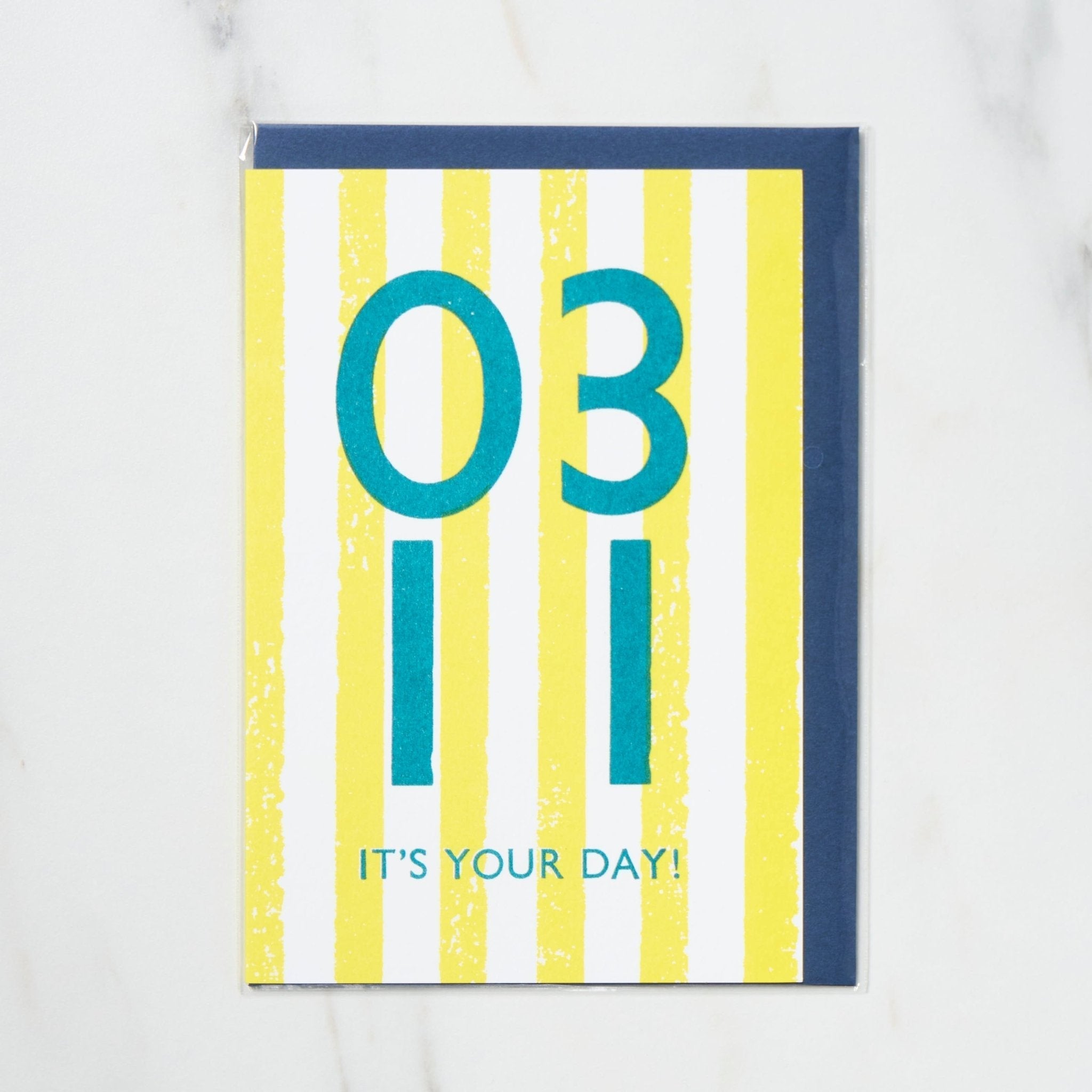 365 Find Your Day Card MARCH / Letterpress Letters