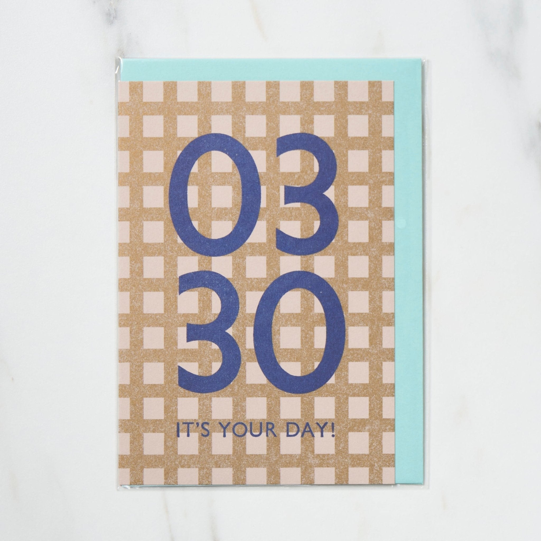365 Find Your Day Card MARCH / Letterpress Letters