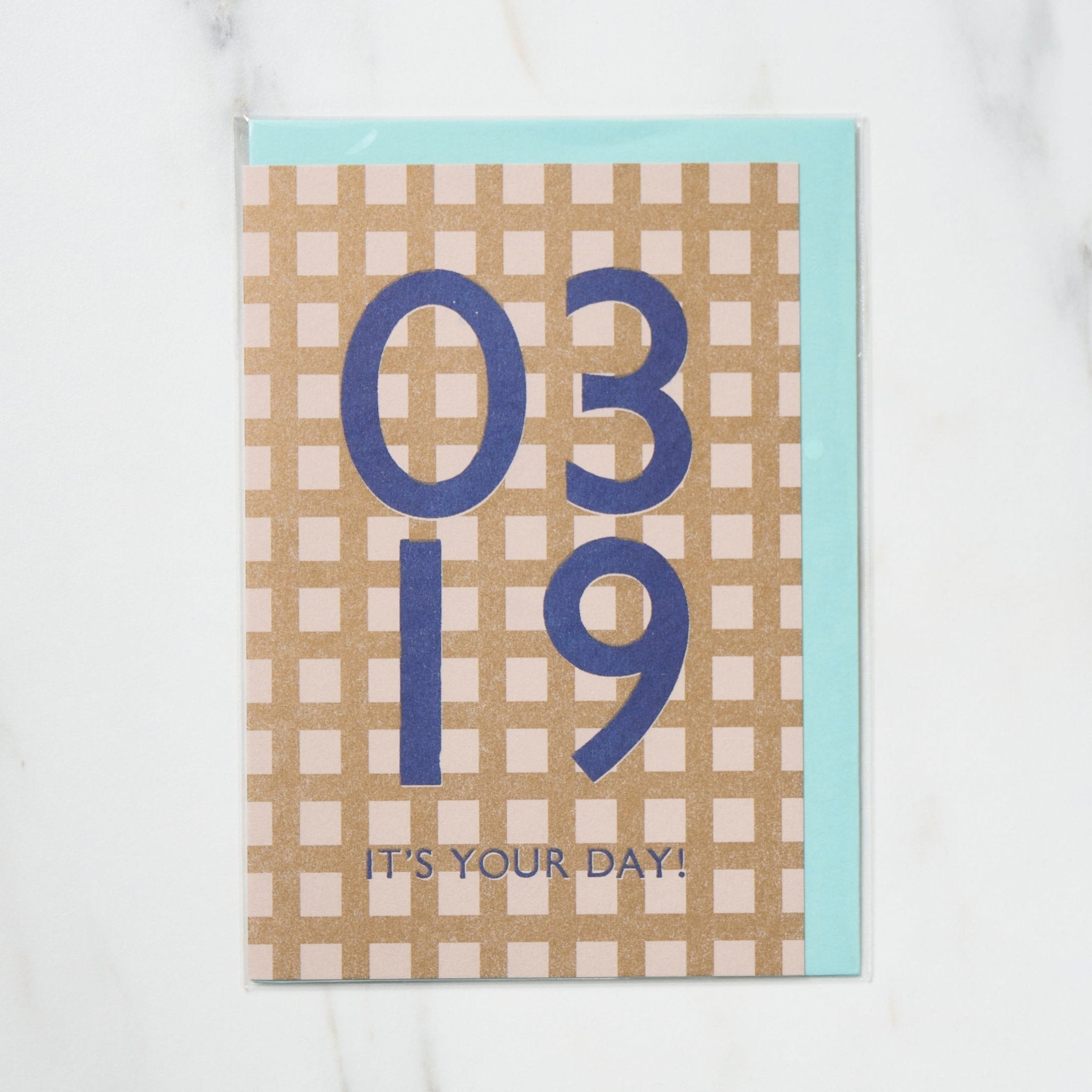 365 Find Your Day Card MARCH / Letterpress Letters