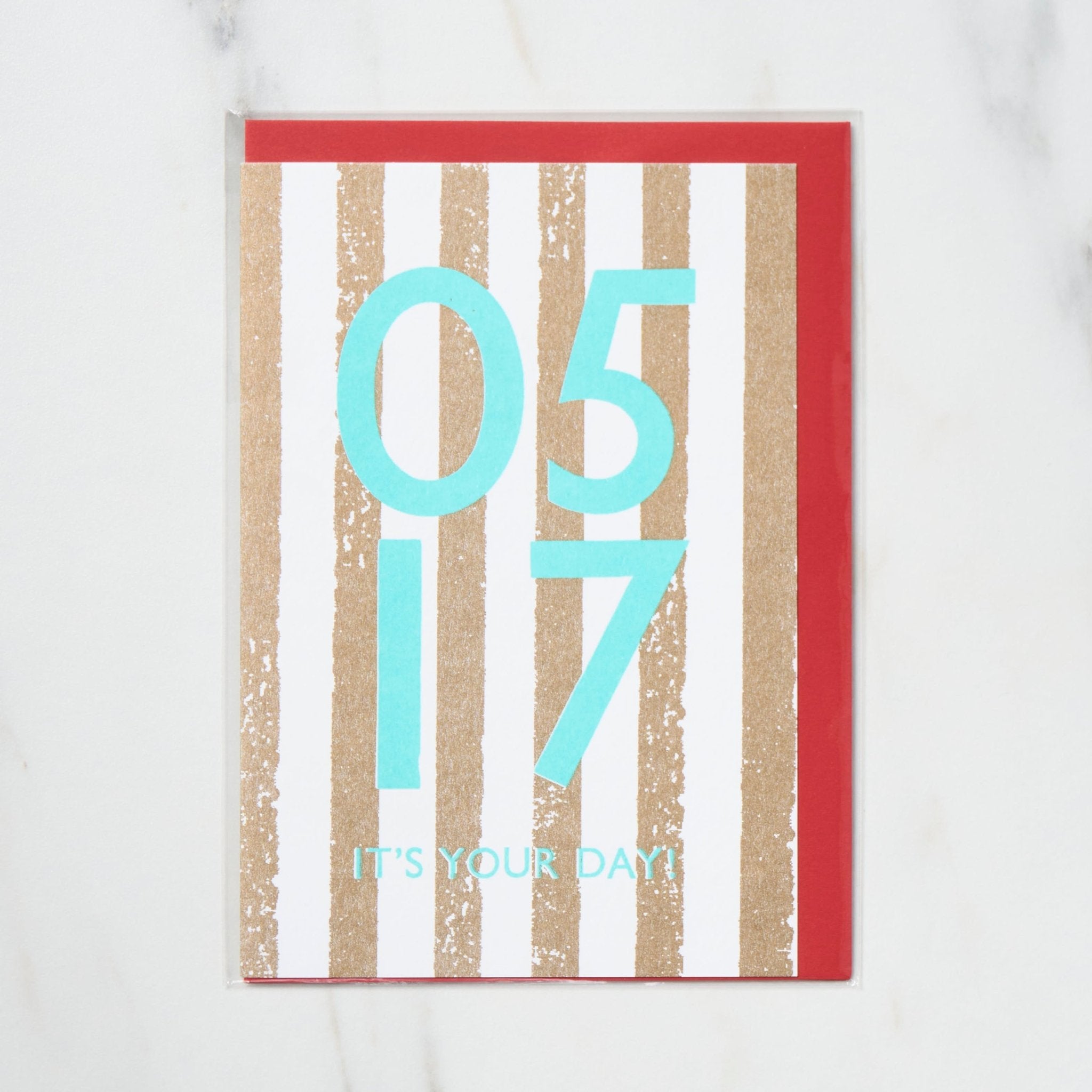 365 Find Your Day Card MAY / Letterpress Letters