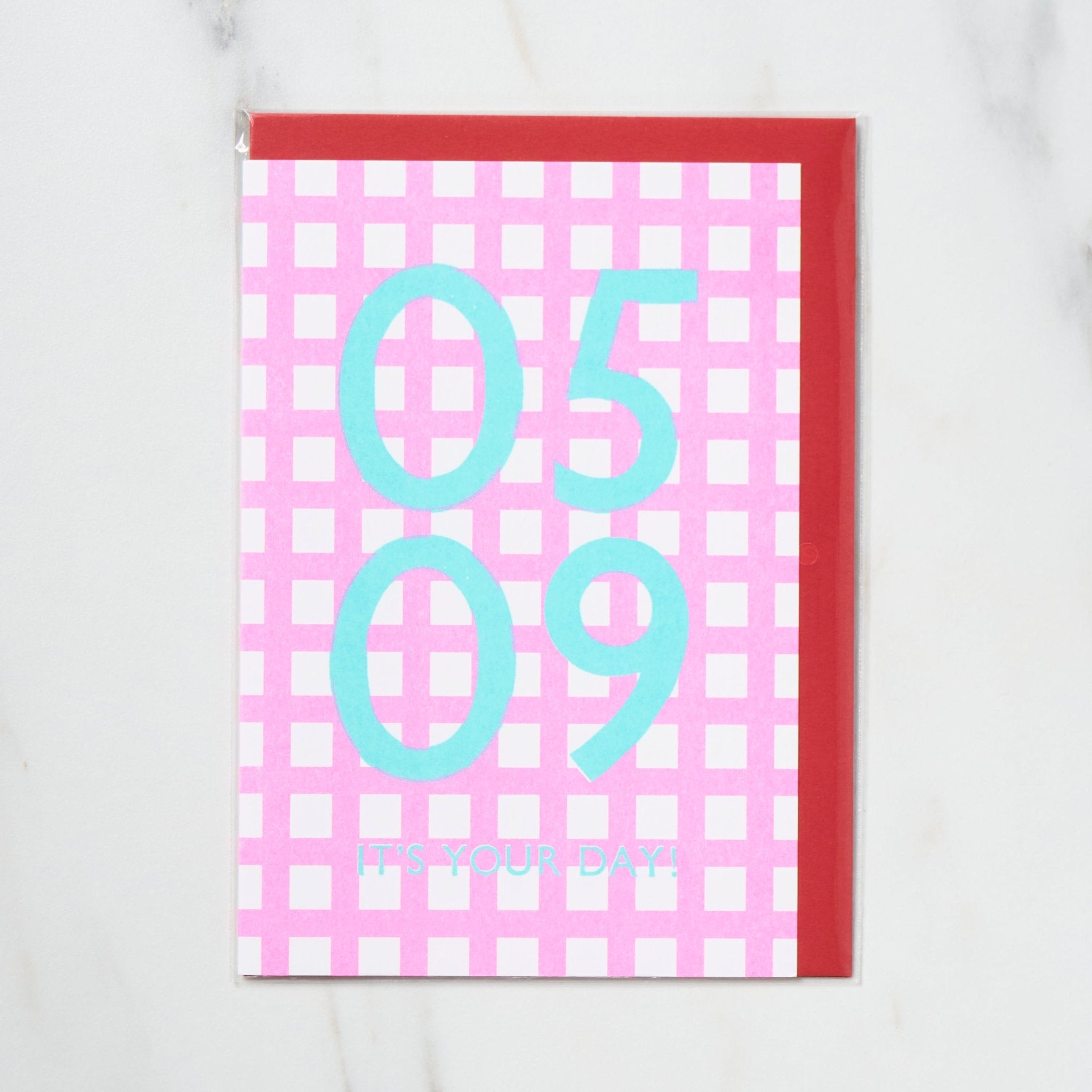 365 Find Your Day Card MAY / Letterpress Letters