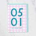 365 Find Your Day Card MAY / Letterpress Letters