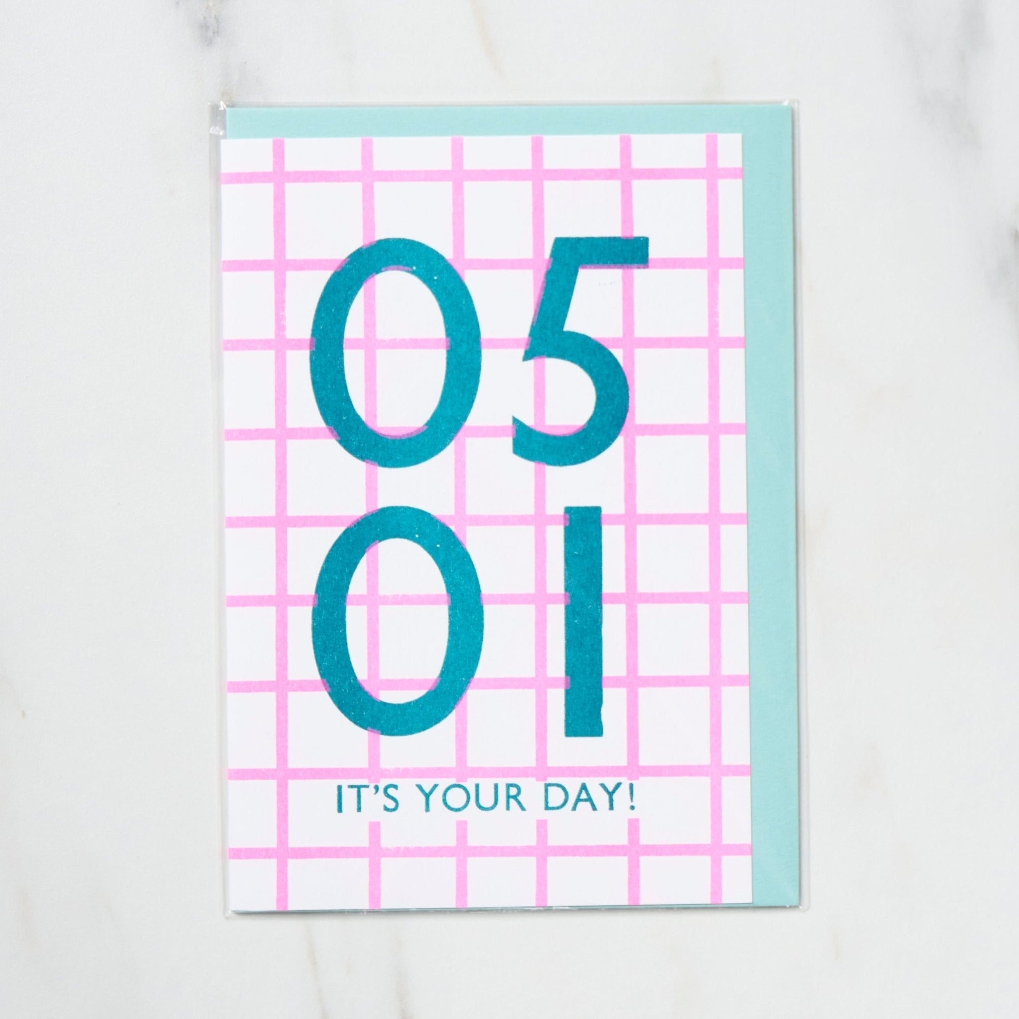 365 Find Your Day Card MAY / Letterpress Letters