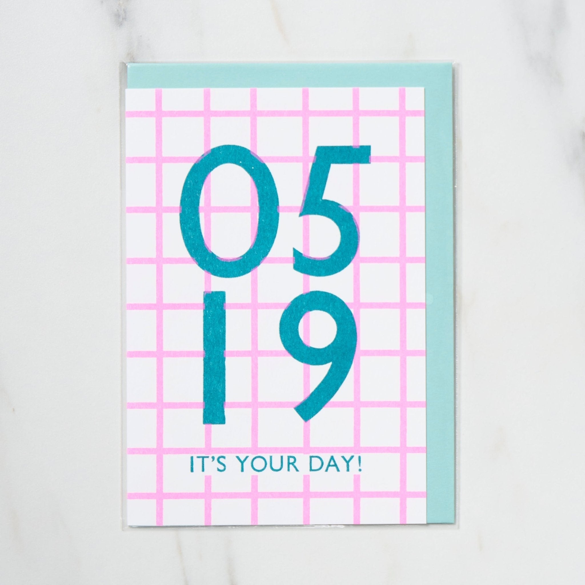 365 Find Your Day Card MAY / Letterpress Letters