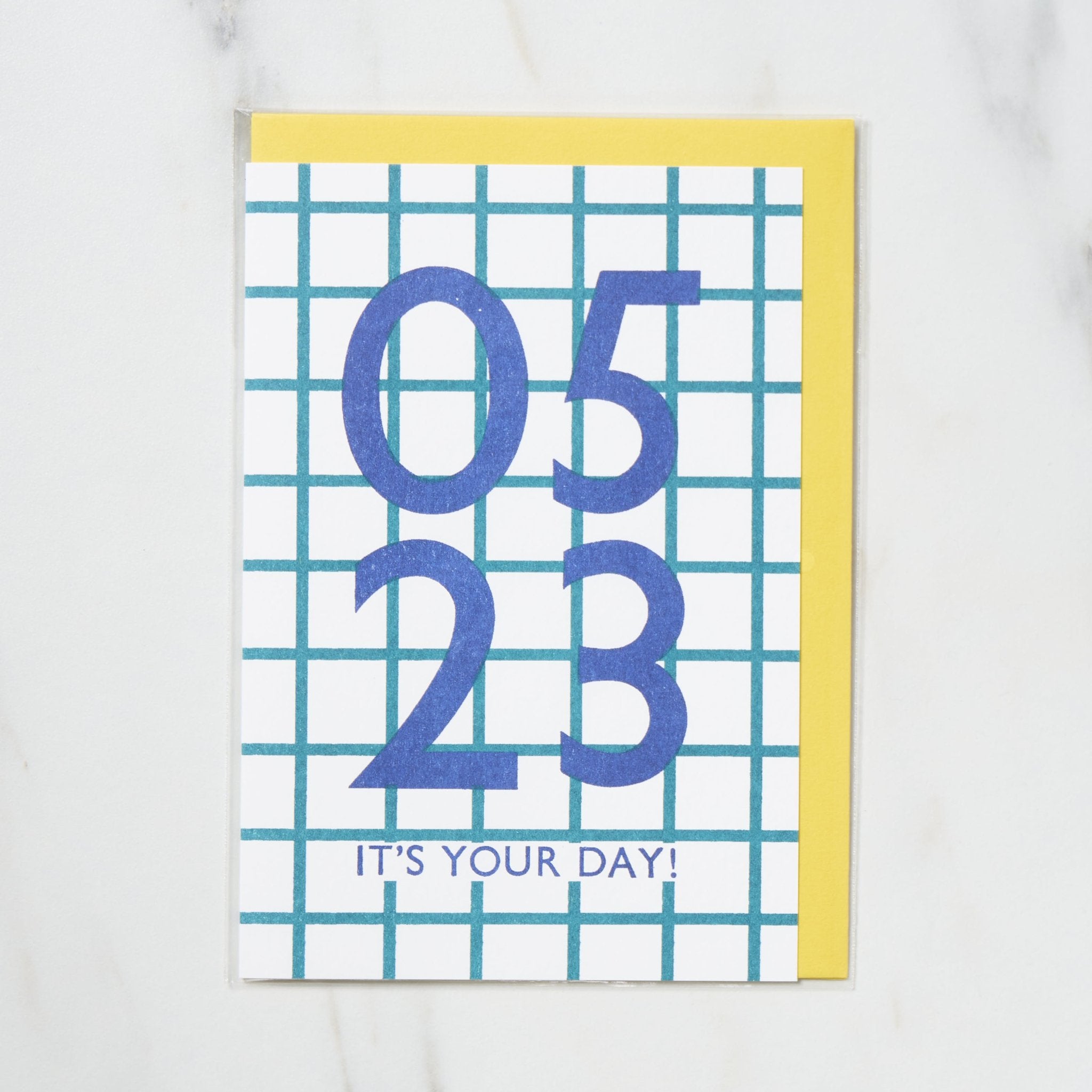 365 Find Your Day Card MAY / Letterpress Letters