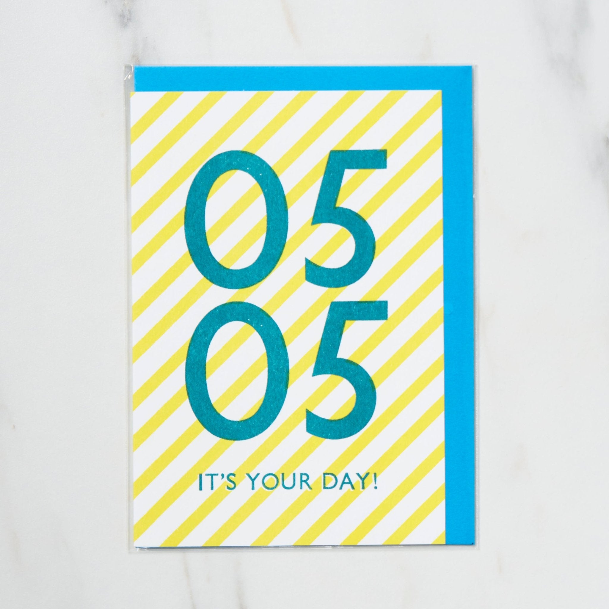 365 Find Your Day Card MAY / Letterpress Letters