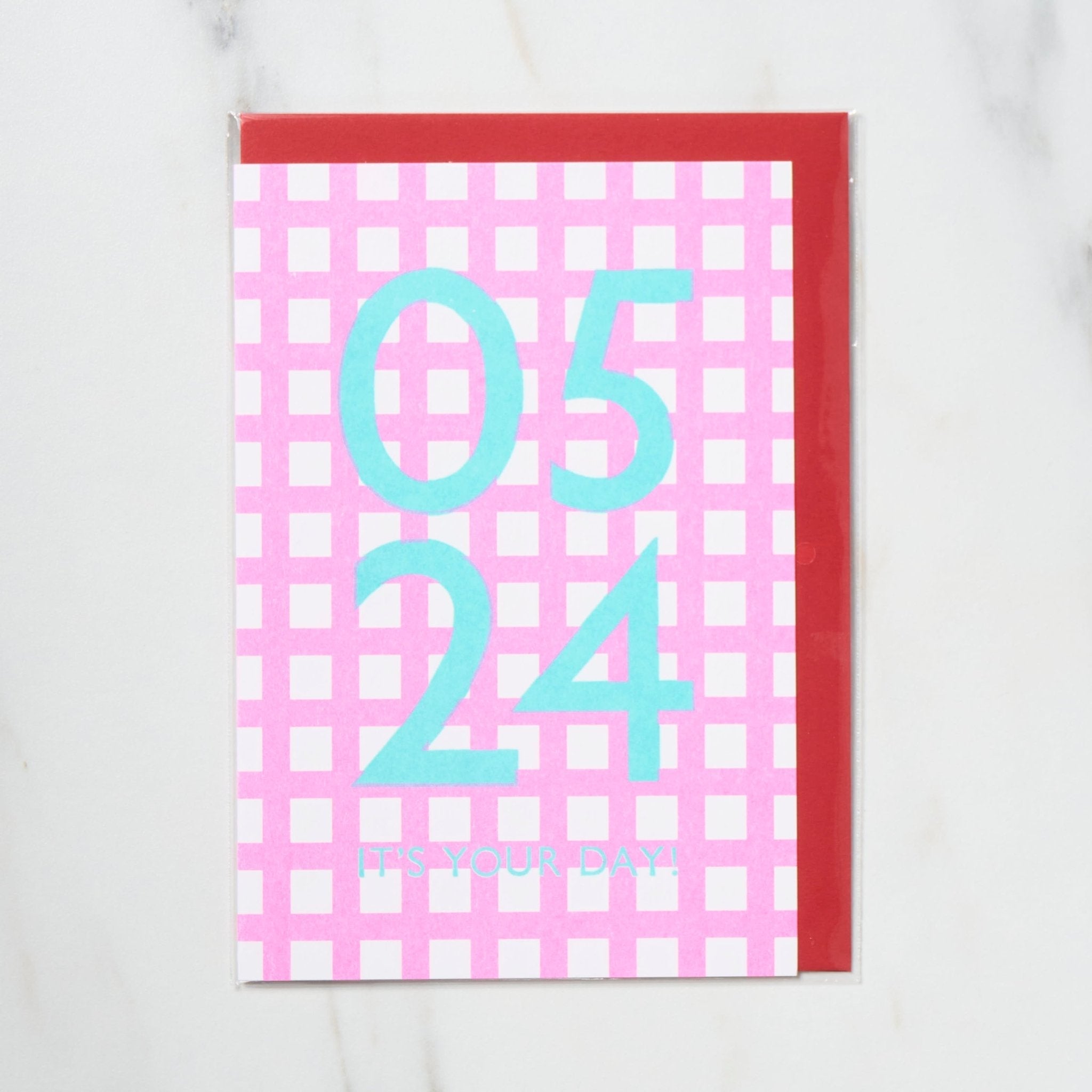 365 Find Your Day Card MAY / Letterpress Letters