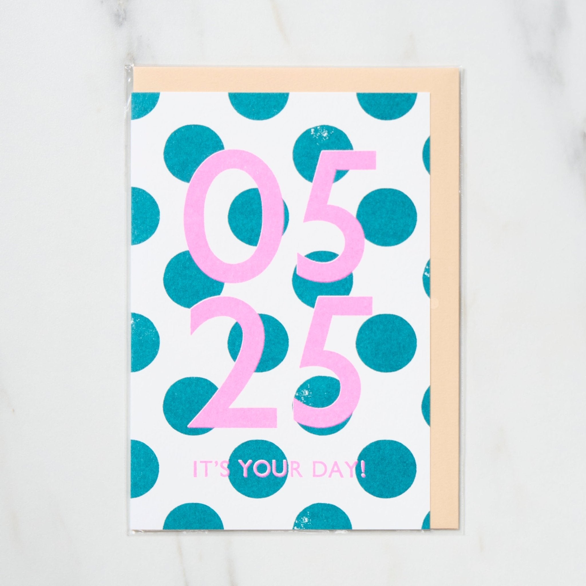365 Find Your Day Card MAY / Letterpress Letters