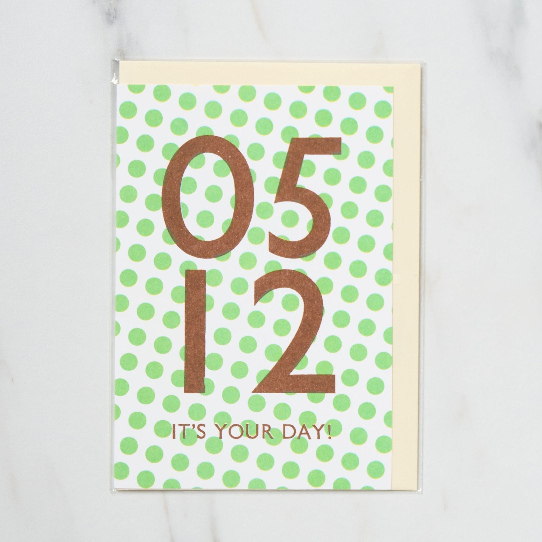 365 Find Your Day Card MAY / Letterpress Letters
