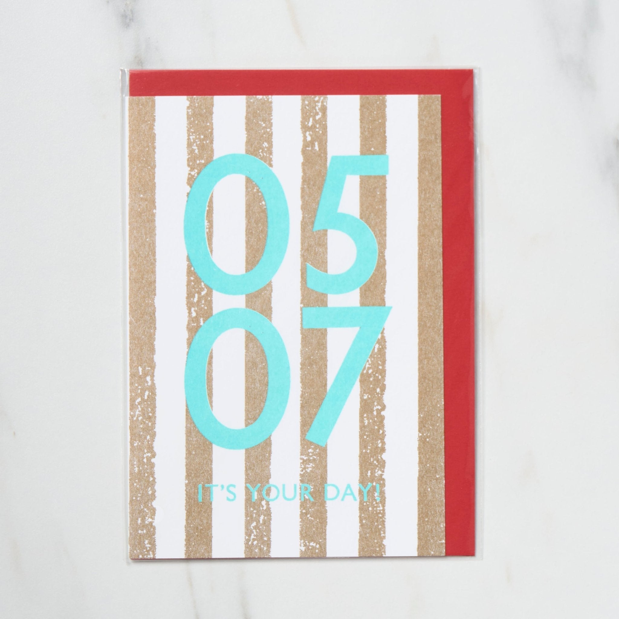 365 Find Your Day Card MAY / Letterpress Letters