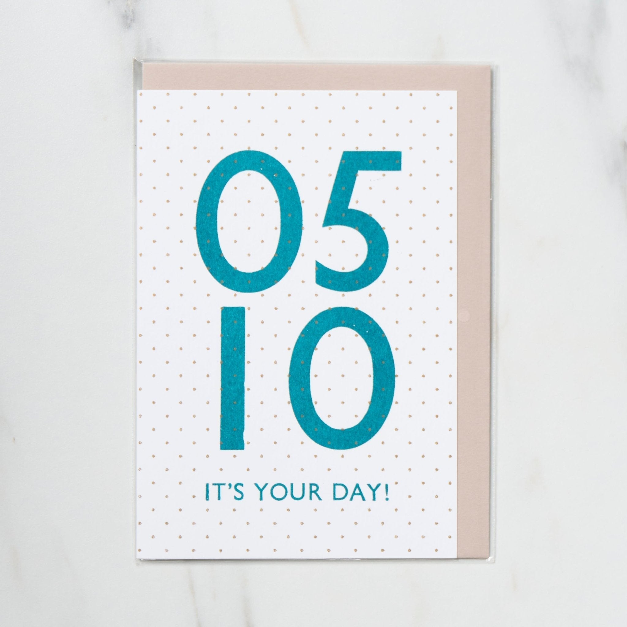 365 Find Your Day Card MAY / Letterpress Letters