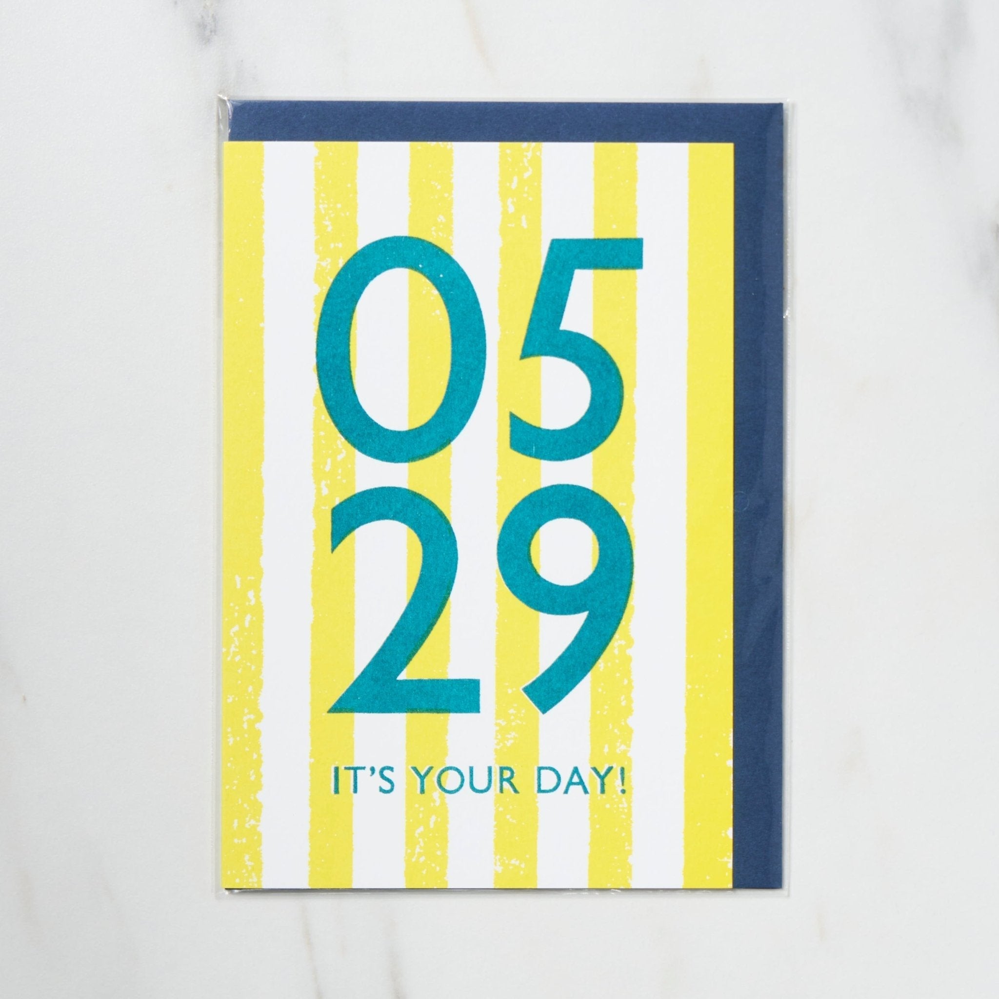365 Find Your Day Card MAY / Letterpress Letters