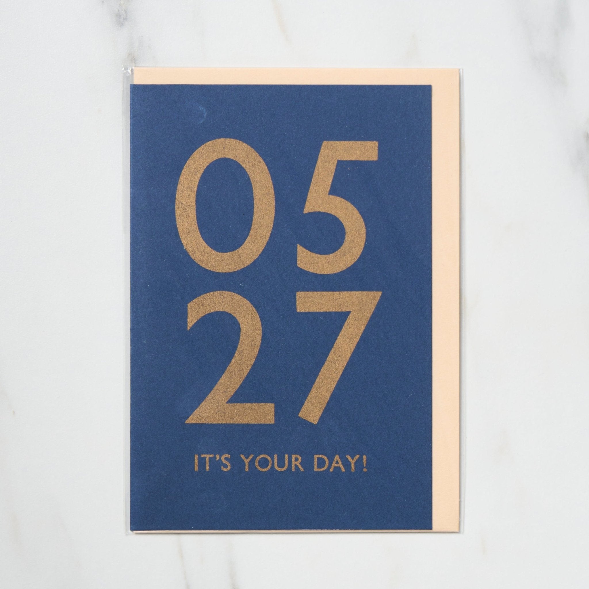 365 Find Your Day Card MAY / Letterpress Letters