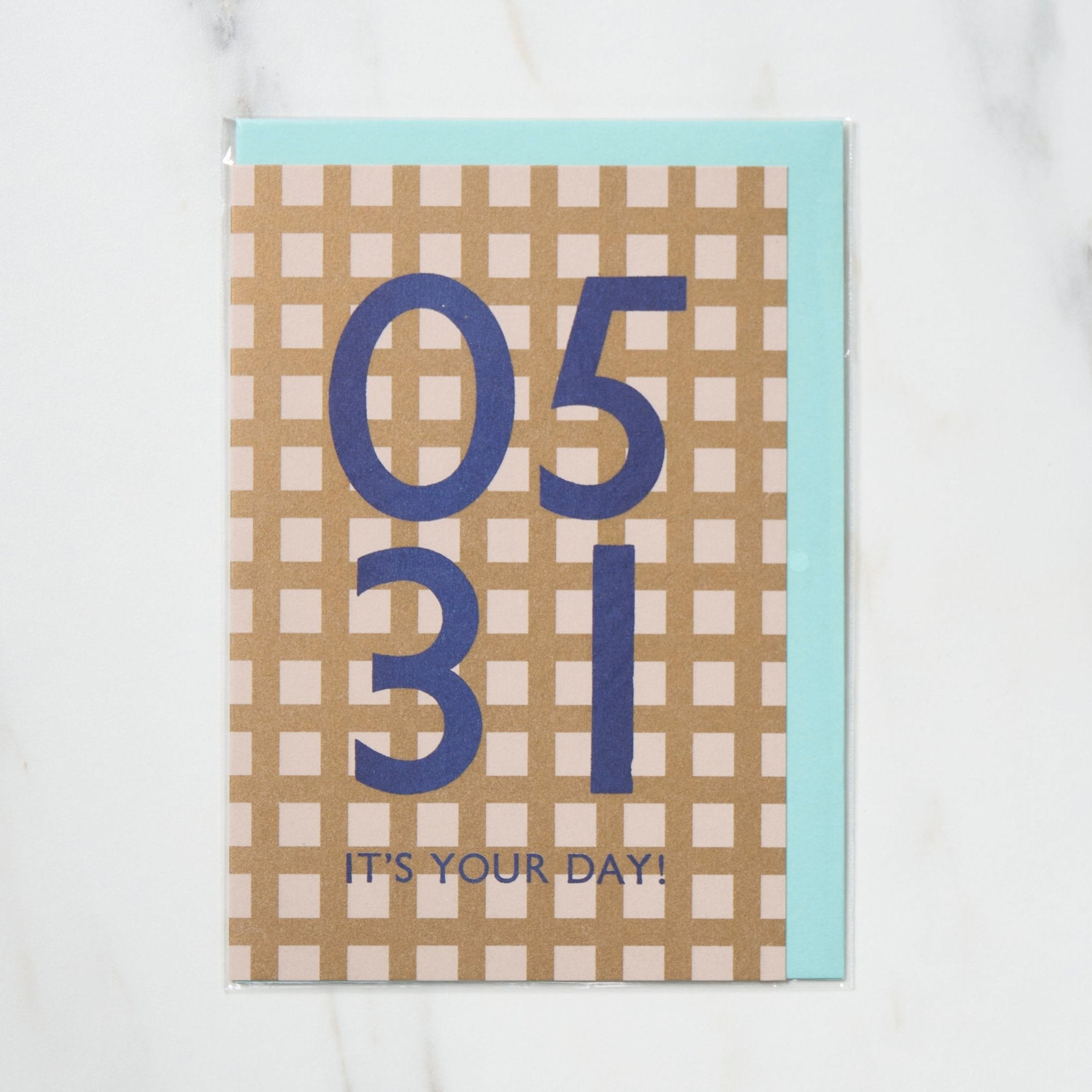365 Find Your Day Card MAY / Letterpress Letters