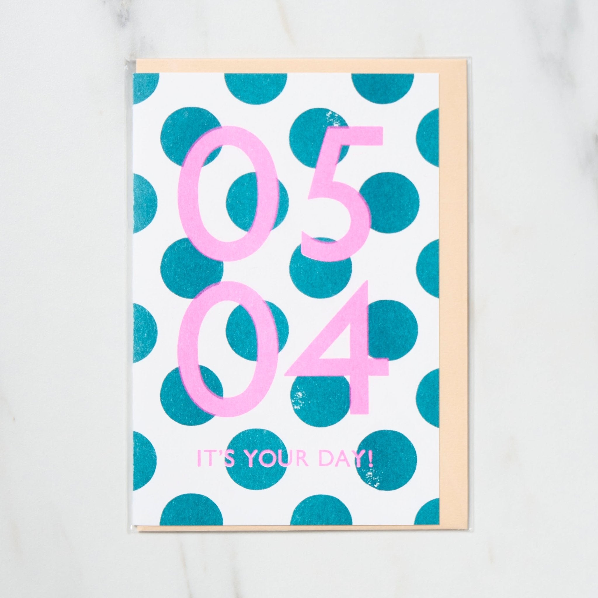 365 Find Your Day Card MAY / Letterpress Letters