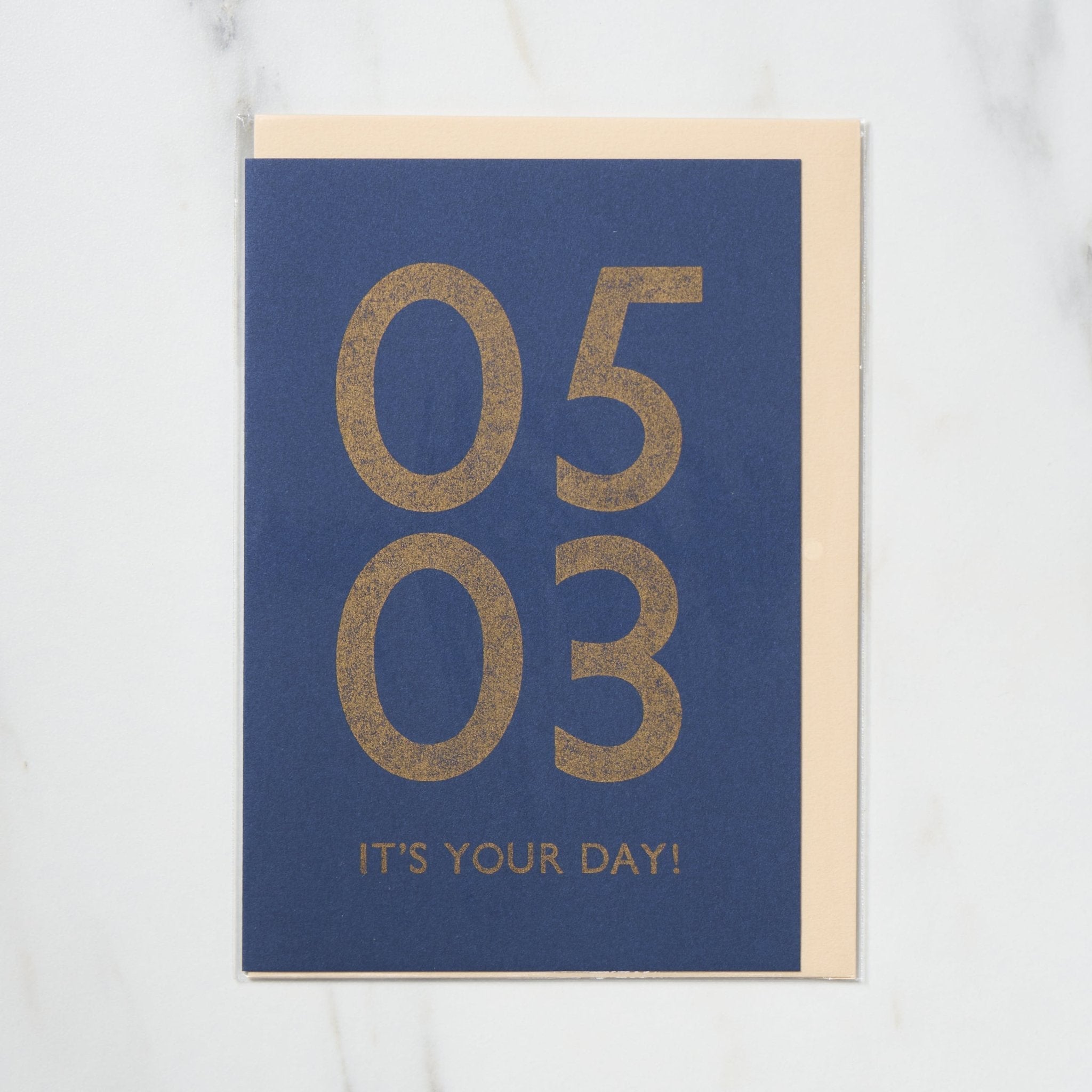 365 Find Your Day Card MAY / Letterpress Letters