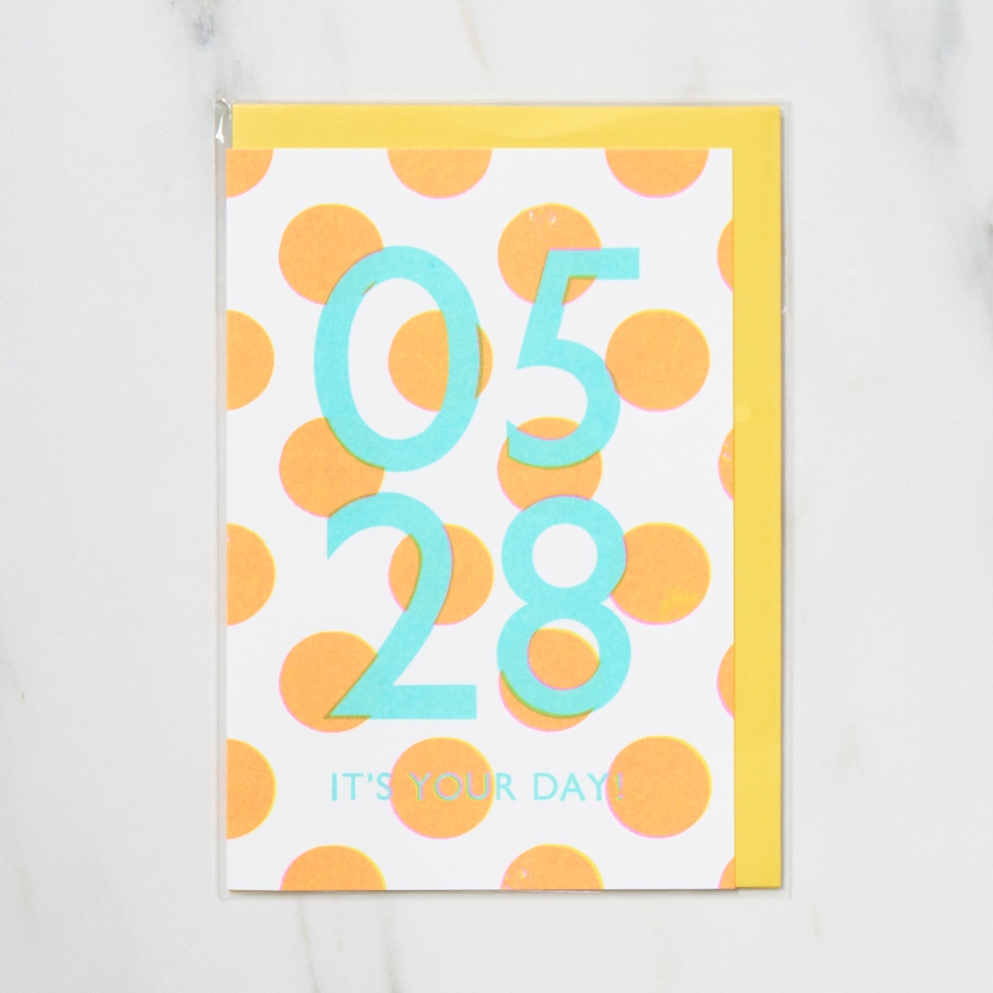 365 Find Your Day Card MAY / Letterpress Letters