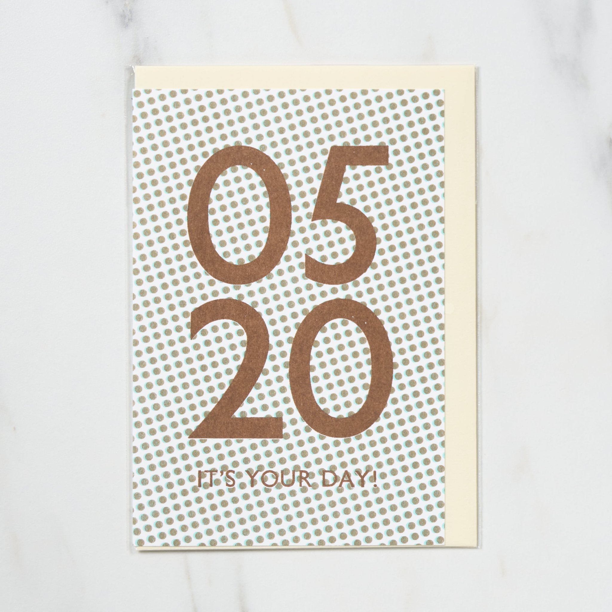365 Find Your Day Card MAY / Letterpress Letters