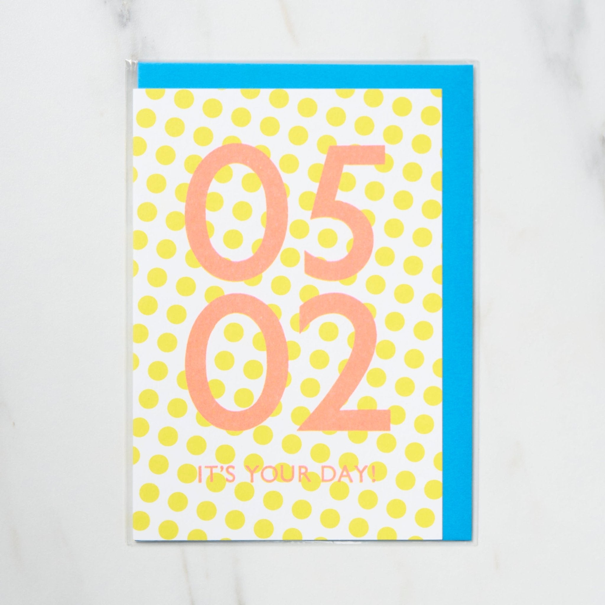 365 Find Your Day Card MAY / Letterpress Letters