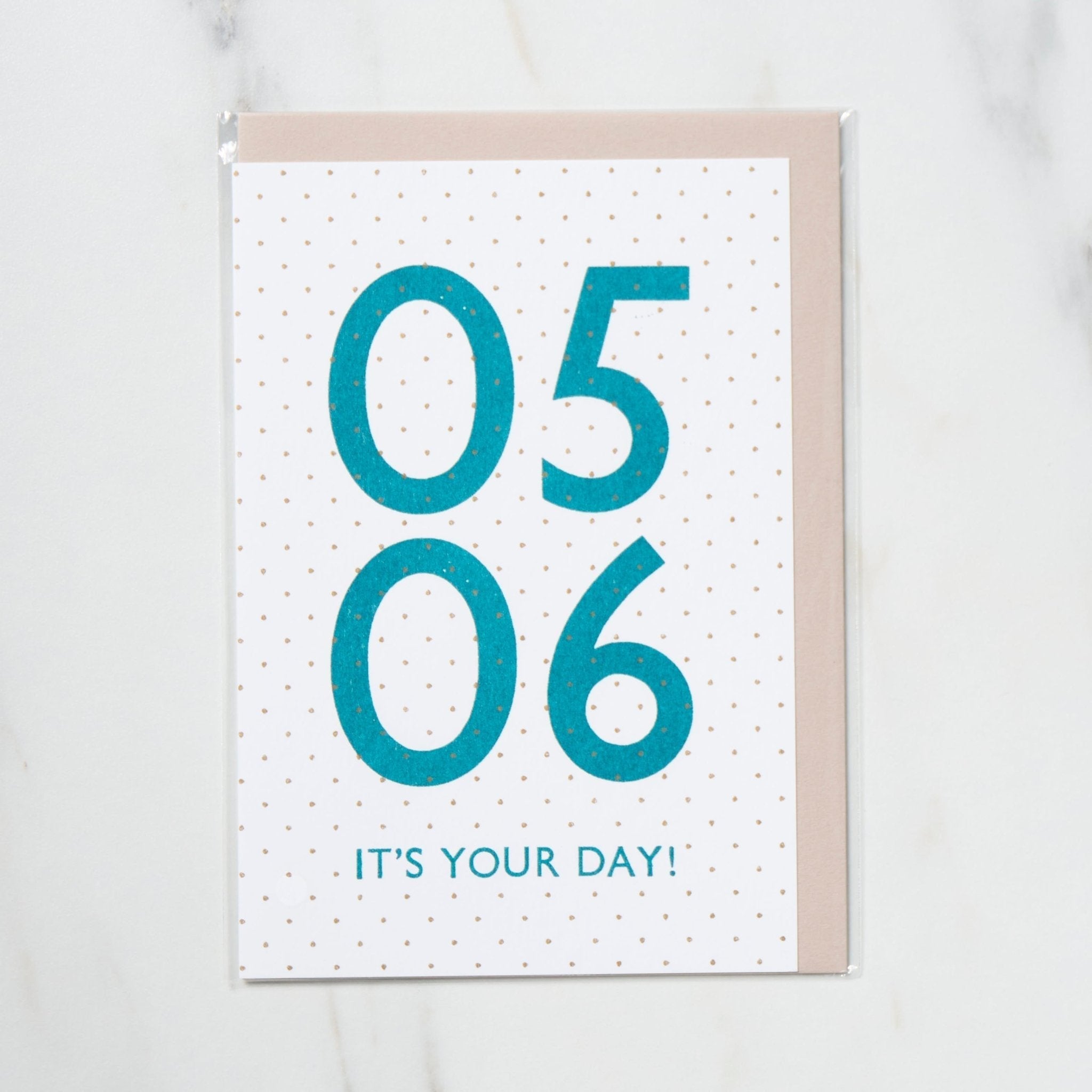 365 Find Your Day Card MAY / Letterpress Letters
