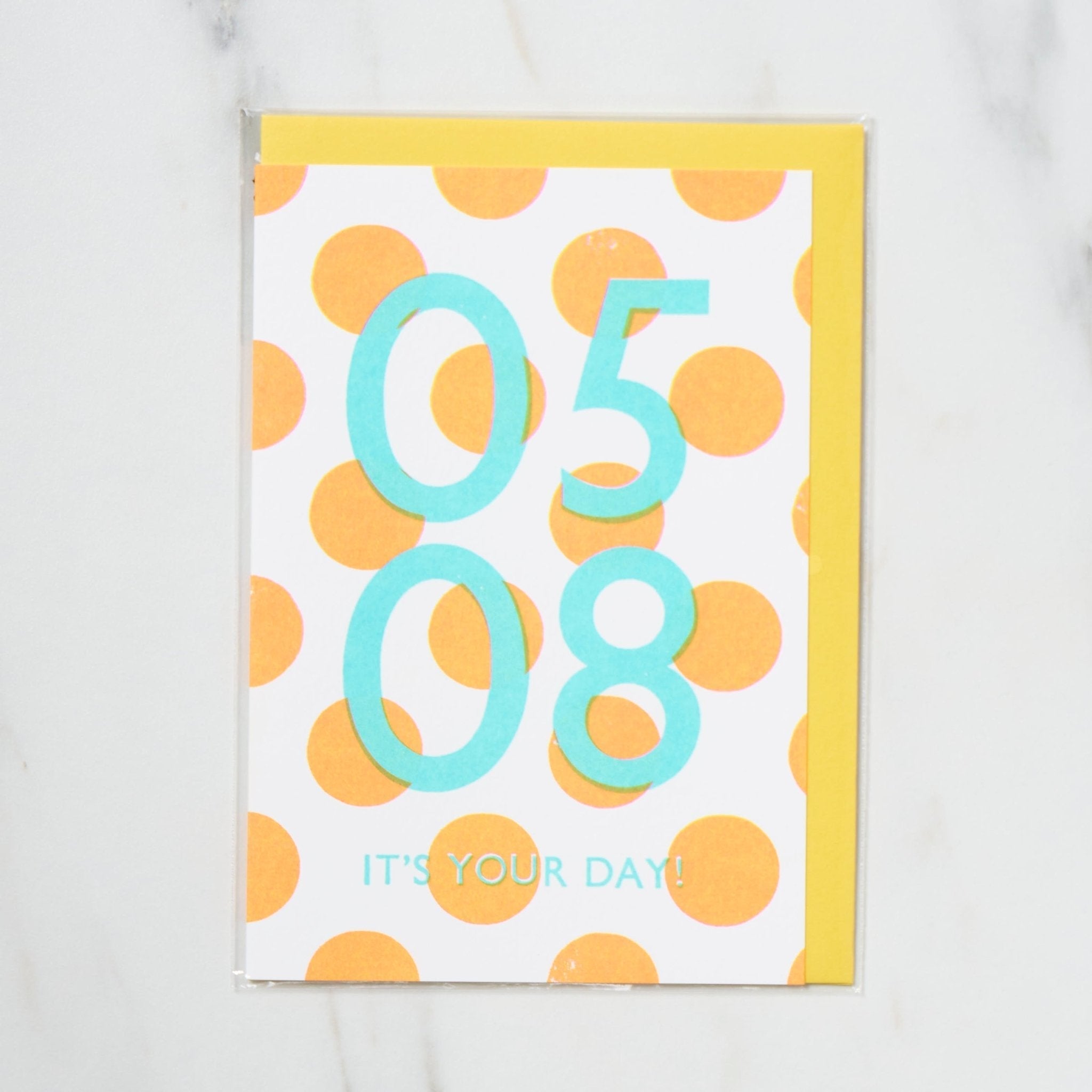 365 Find Your Day Card MAY / Letterpress Letters
