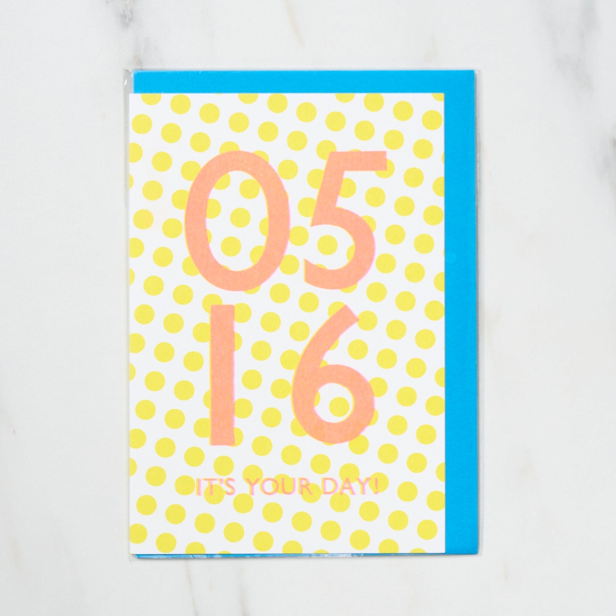 365 Find Your Day Card MAY / Letterpress Letters