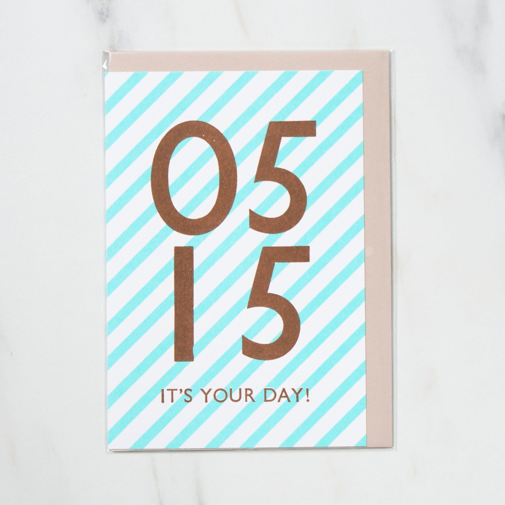 365 Find Your Day Card MAY / Letterpress Letters