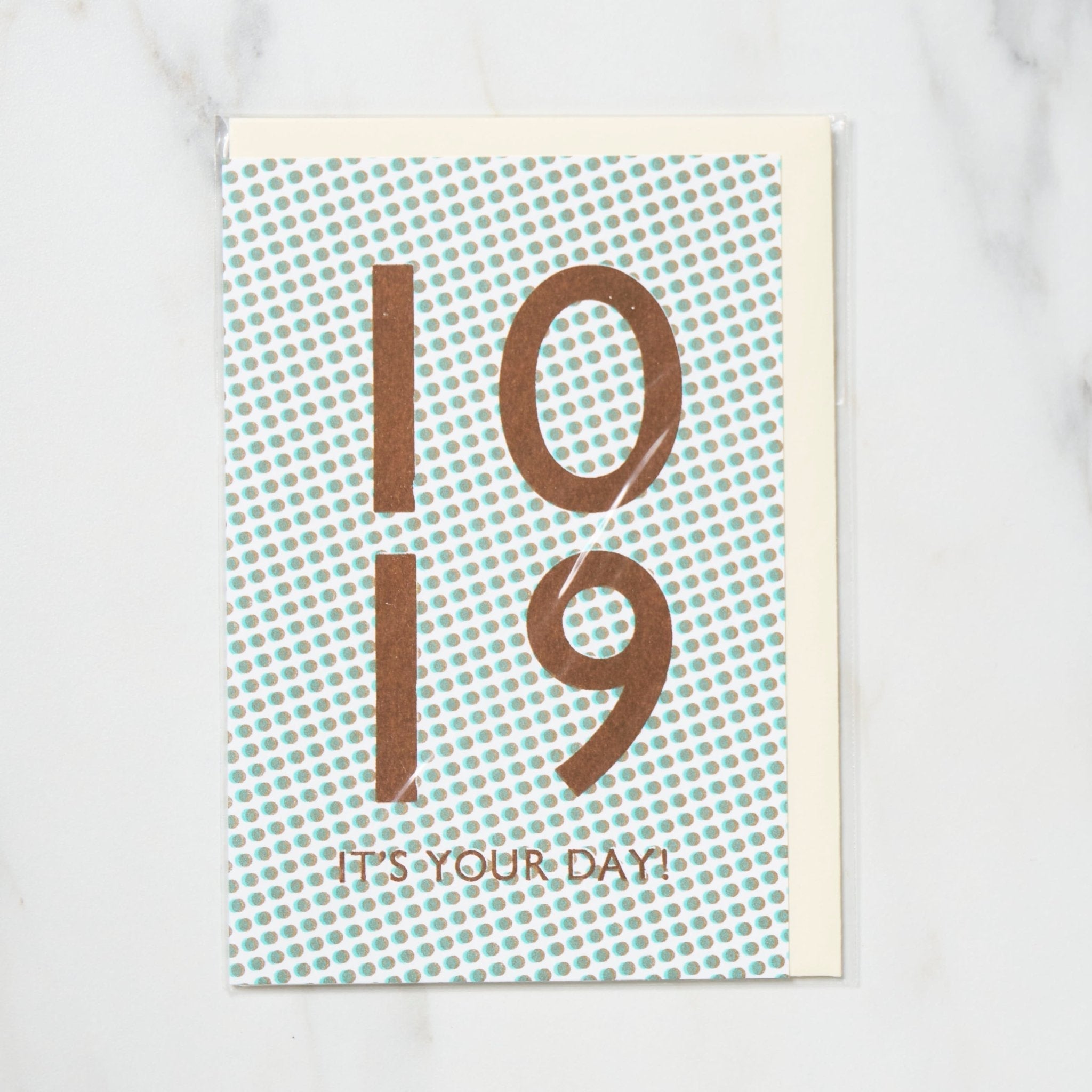365 Find Your Day Card OCTOBER / Letterpress Letters